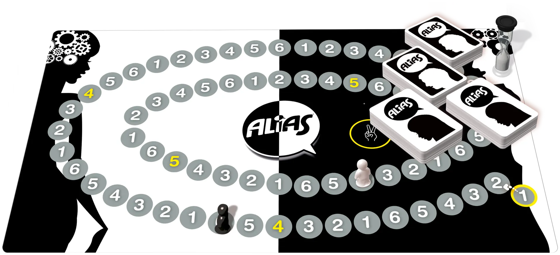 Tactic lautapeli Alias Naiset vs. Miehet - 2