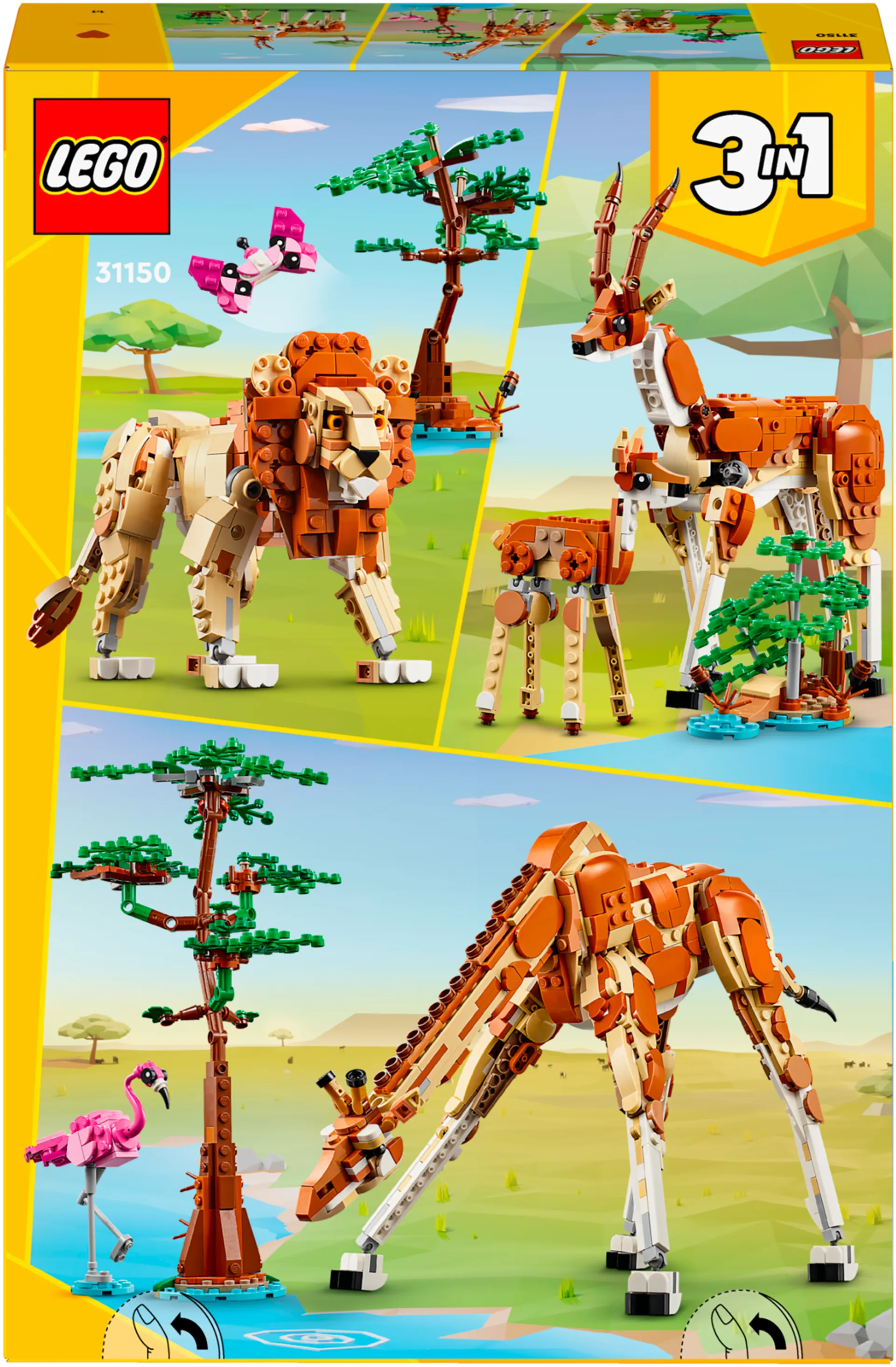 LEGO Creator 31150 Safarin villieläimet - 3