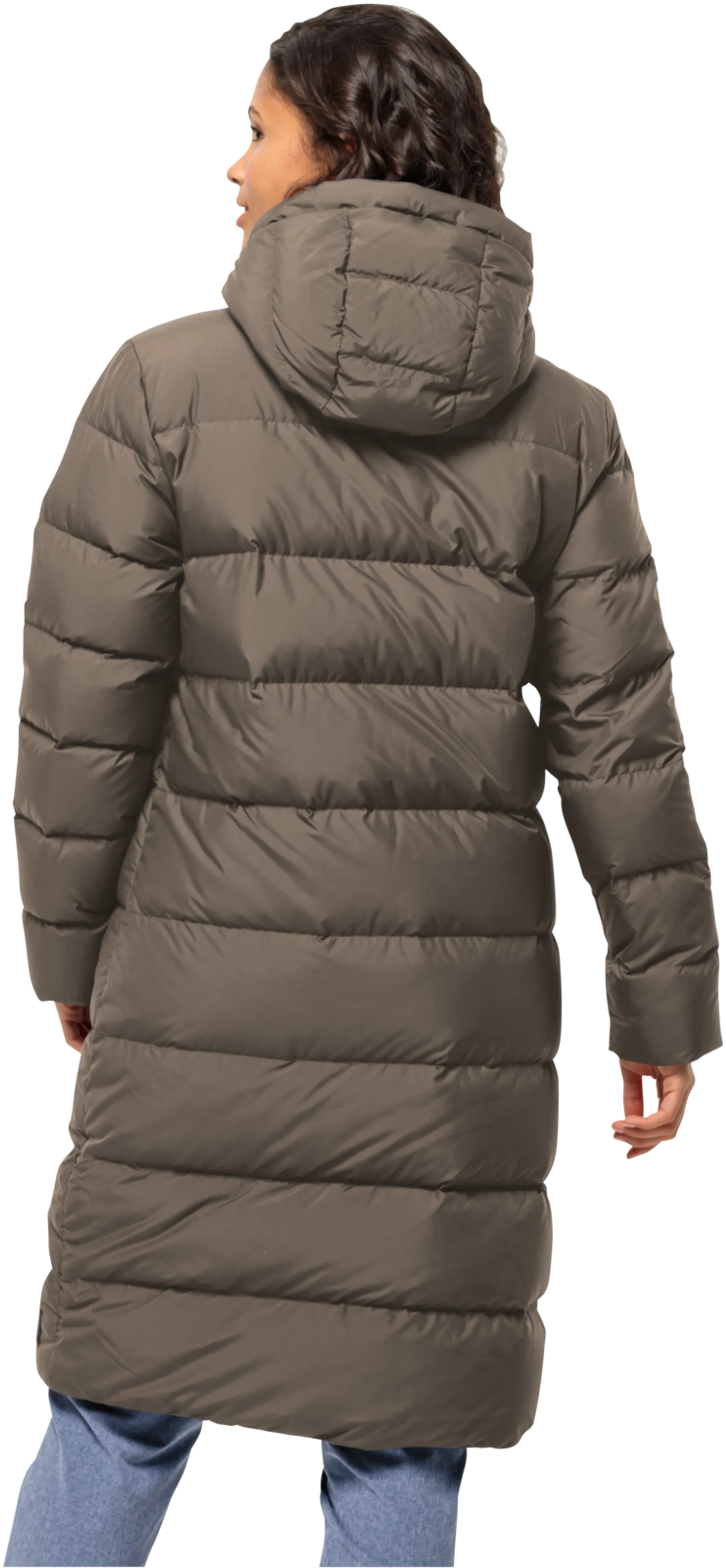 Jack Wolfskin naisten frozen palace coat 1204133 - cold coffee - 3