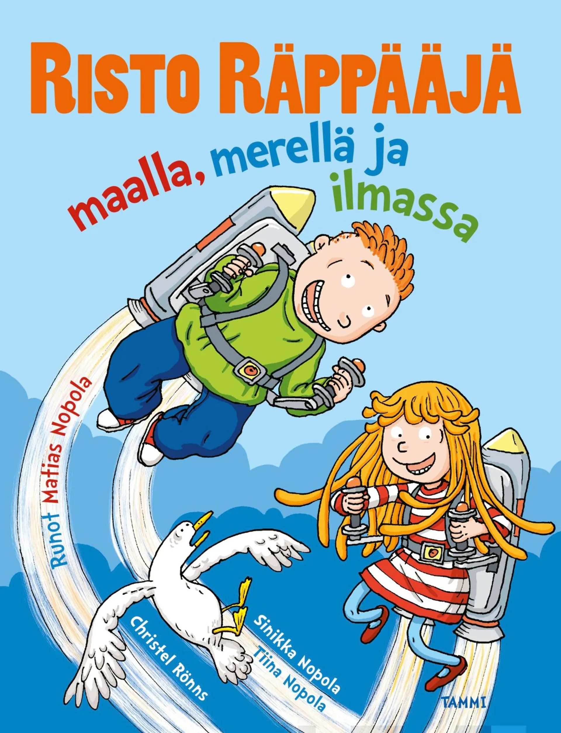 Nopola, Risto Räppääjä maalla, merellä ja ilmassa