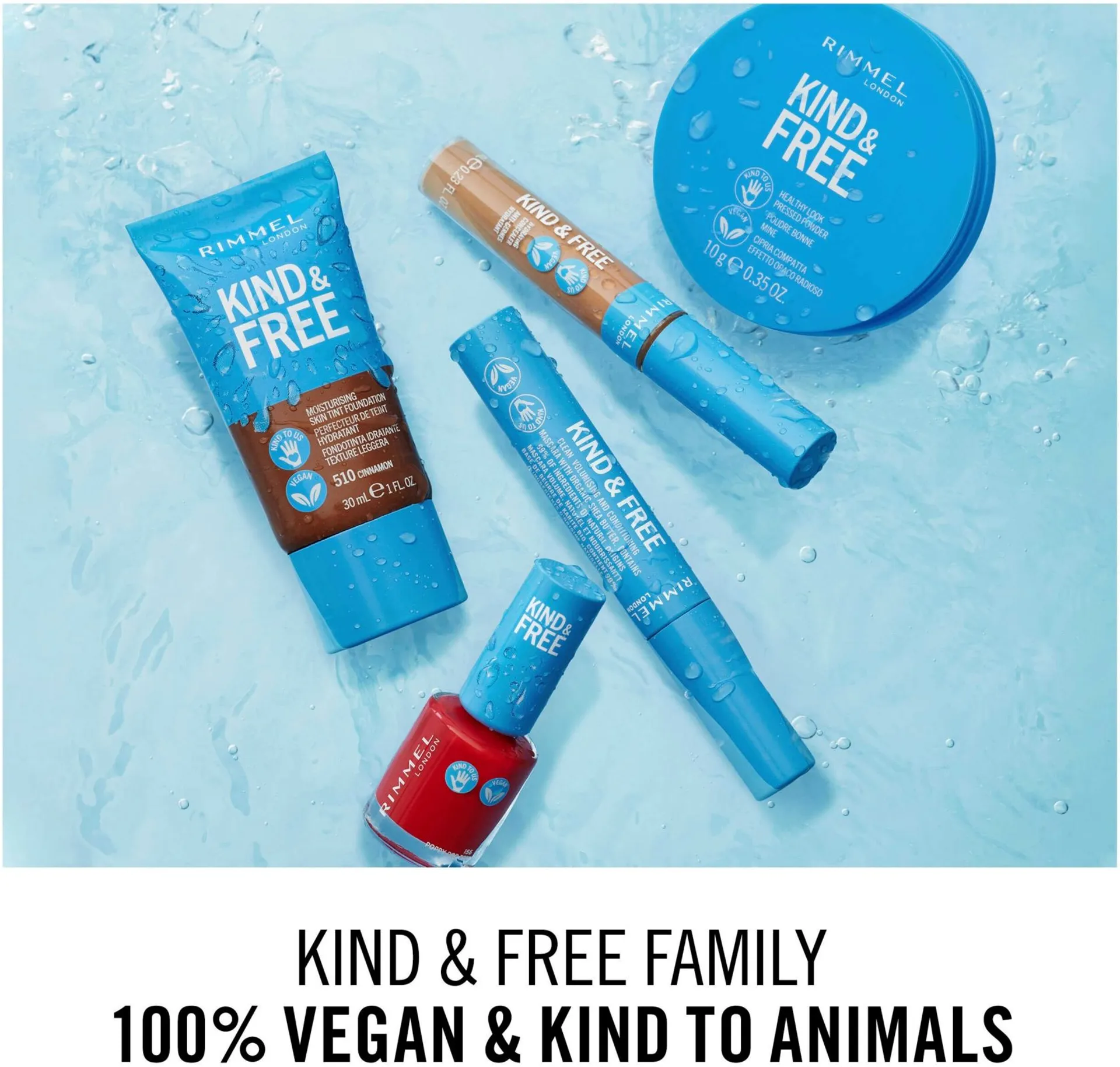 Rimmel Kind & Free Skin Tint Foundation 30 ml, 160 Vanilla meikkivoide - 11