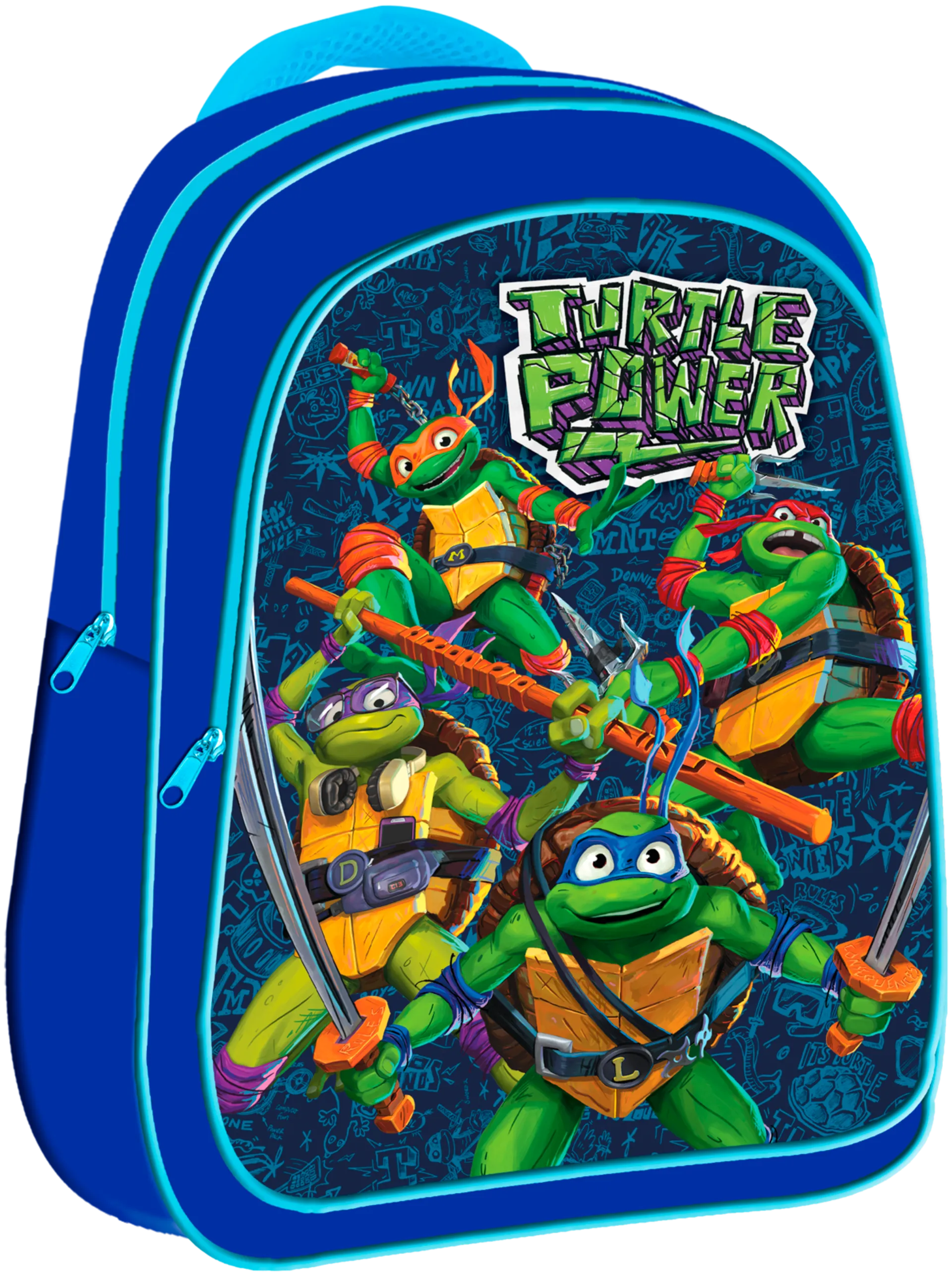 TMNT lasten selkäreppu etutaskulla