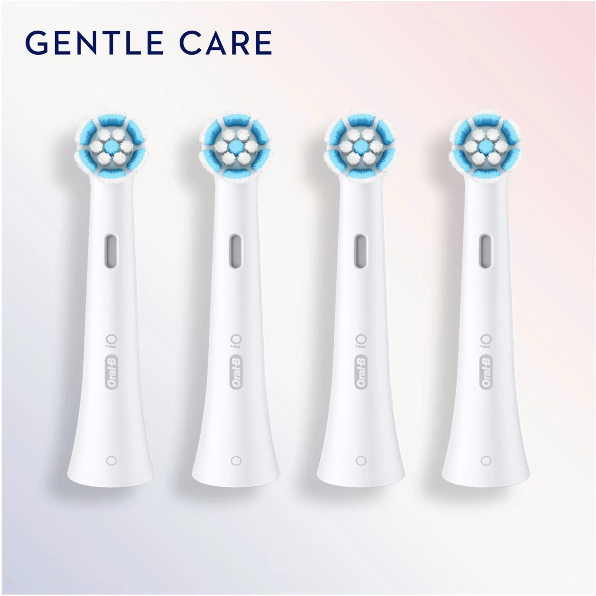 Oral-B iO Gentle Care -Vaihtoharjat, 4 Kpl:n Pakkaus - 4