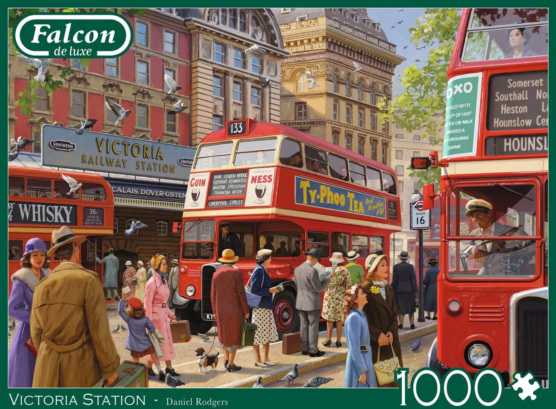 Palapeli Falcon Victoria Station  1000 palaa