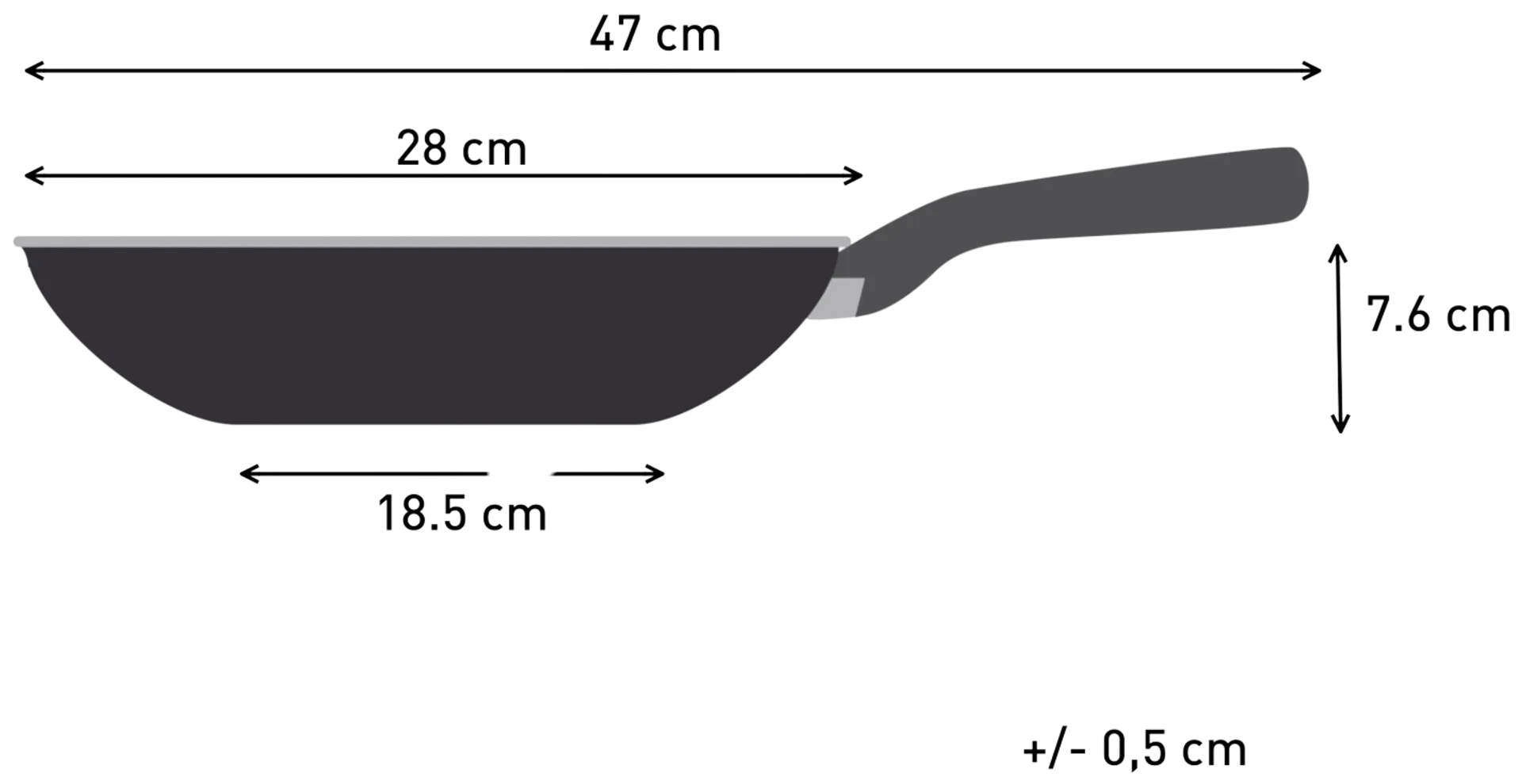 Tefal Force wokkipannu 28 cm C3111902 - 4