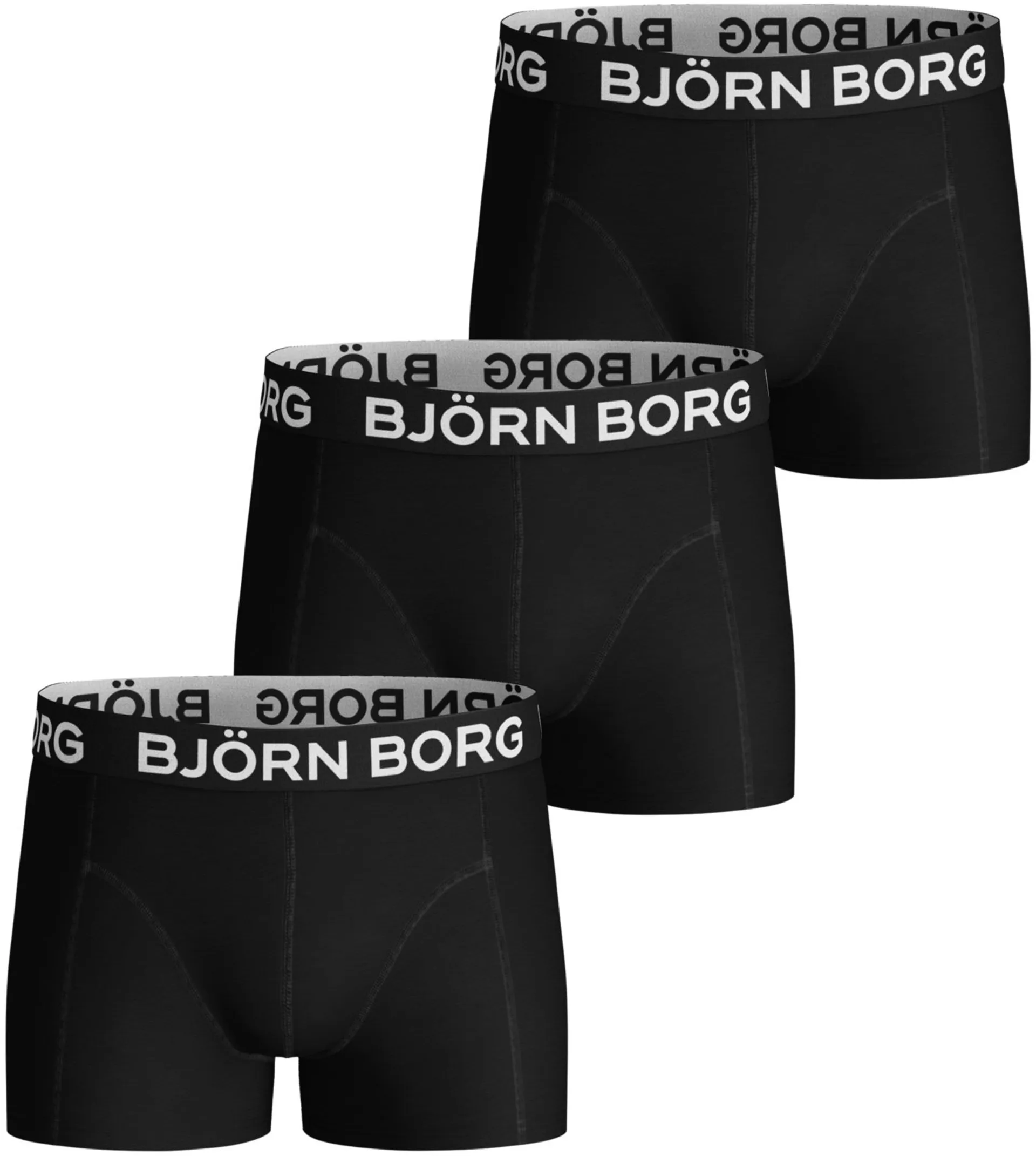 Björn Borg lasten bokserit 3-pack 9999-1230 - Black beauty