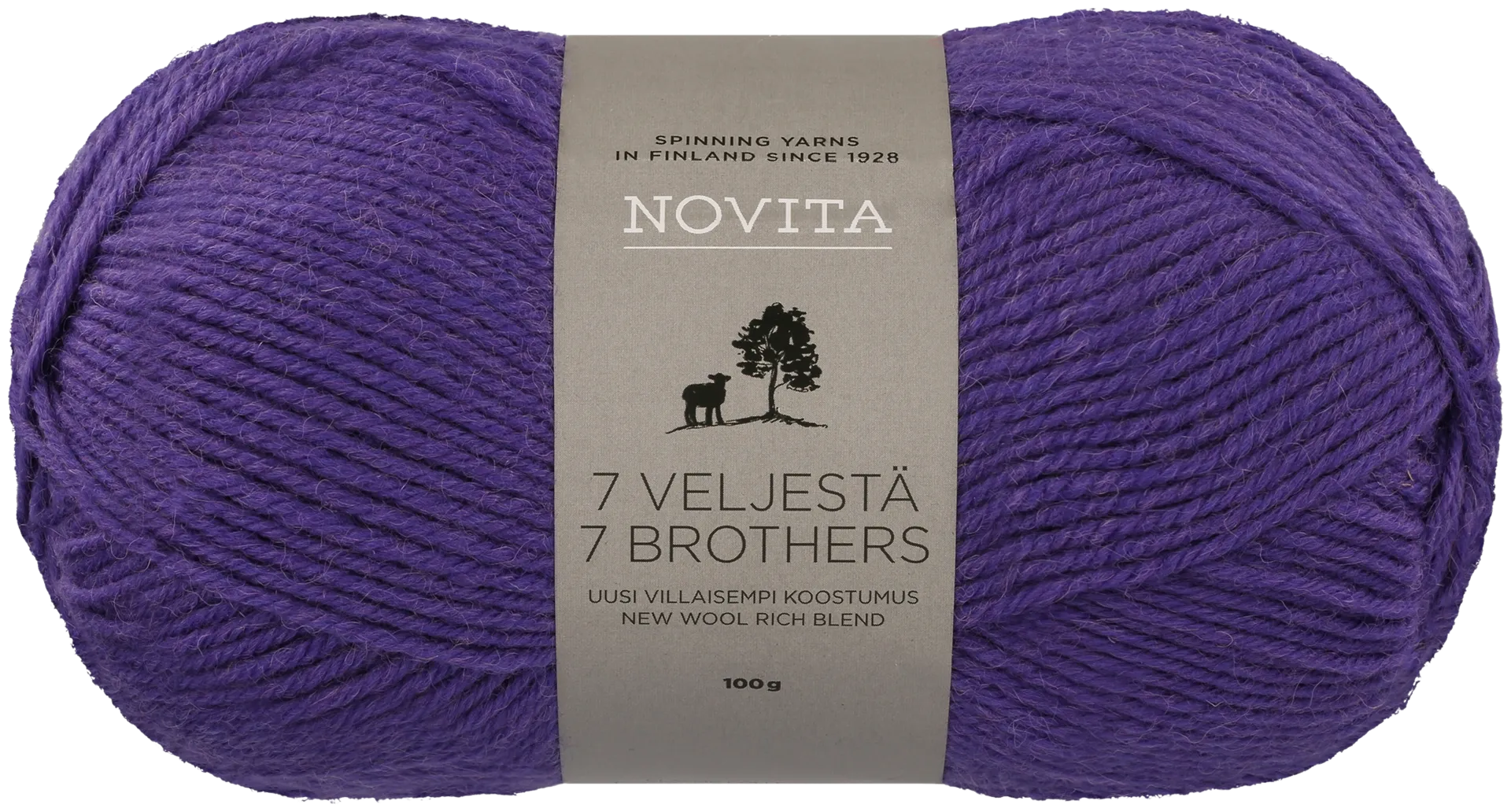 Novita 7 Veljestä 100g 750 muurikello - 1