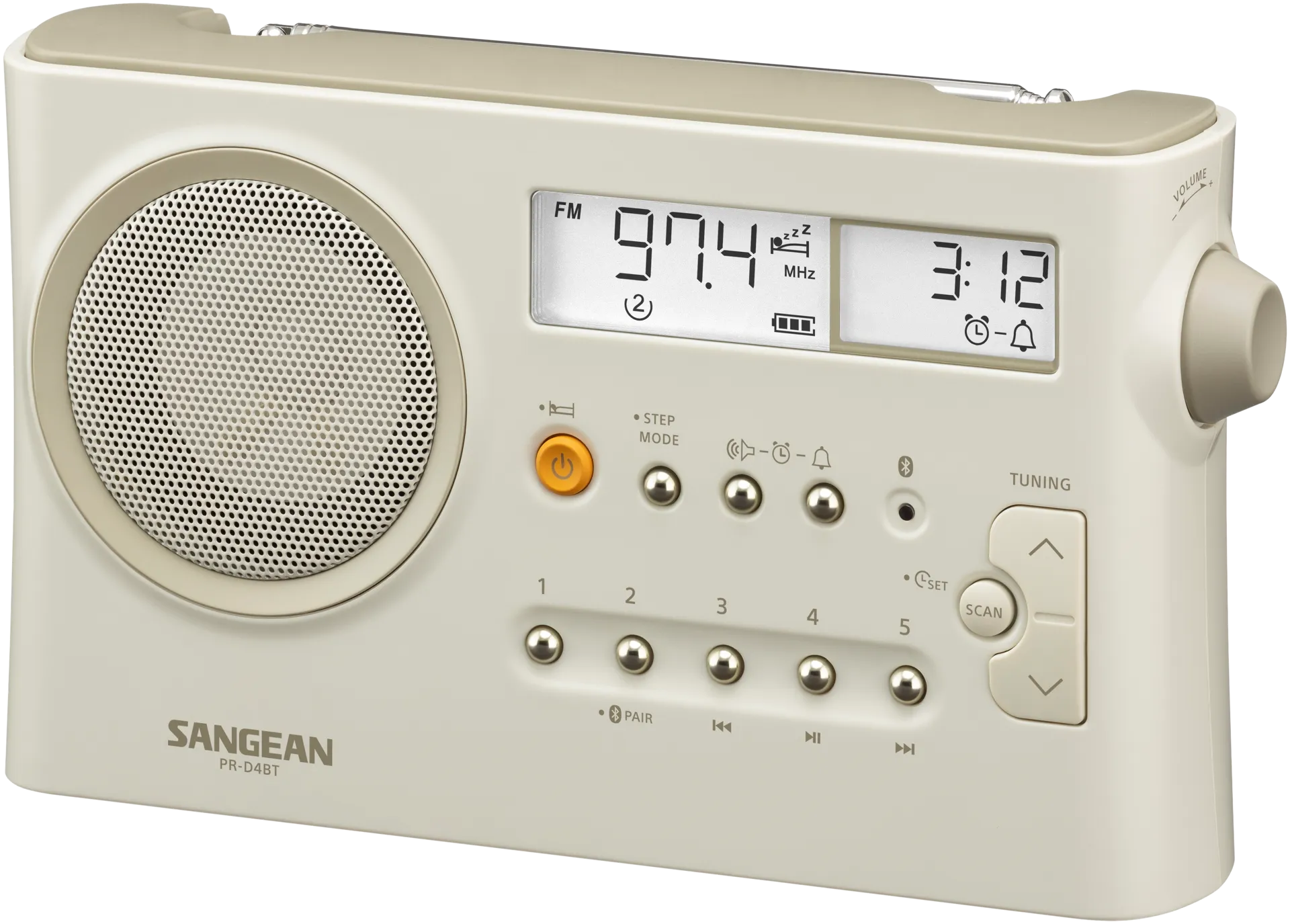 Sangean radio PR-D4BT beige - 3