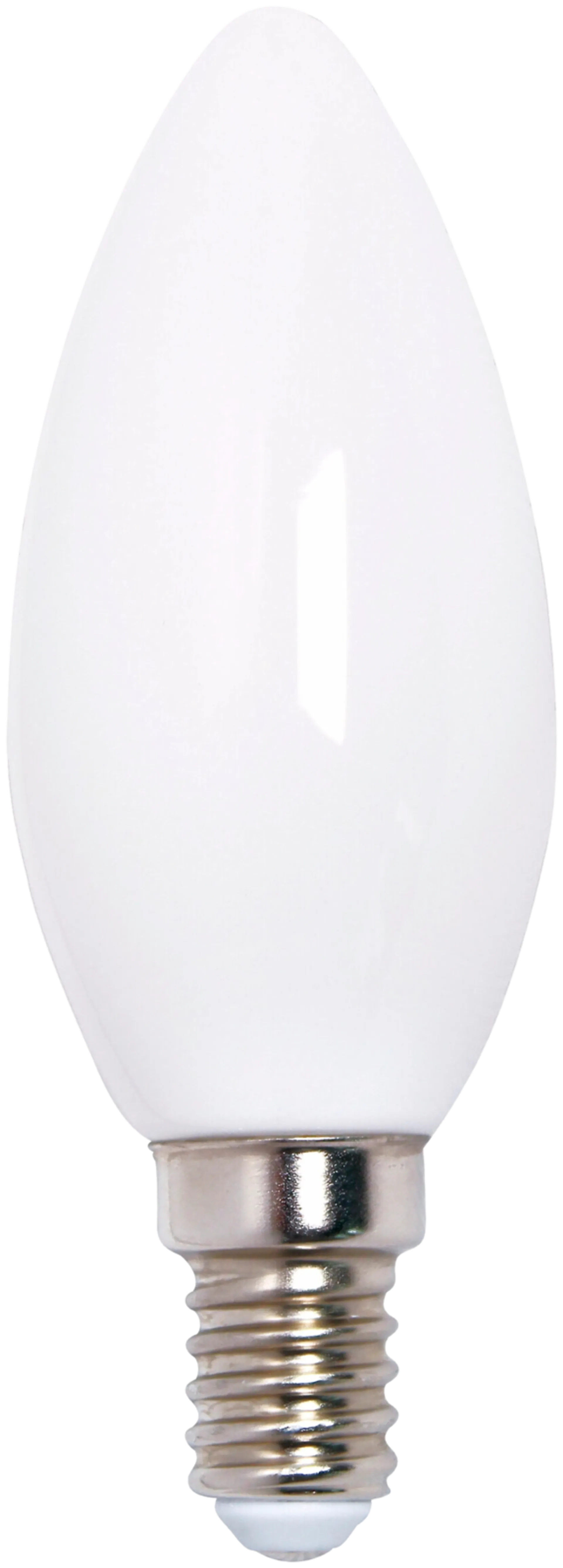 Airam LED kynttiläkupu 470lm 4000K E14 opaali fullglass 2BX - 1