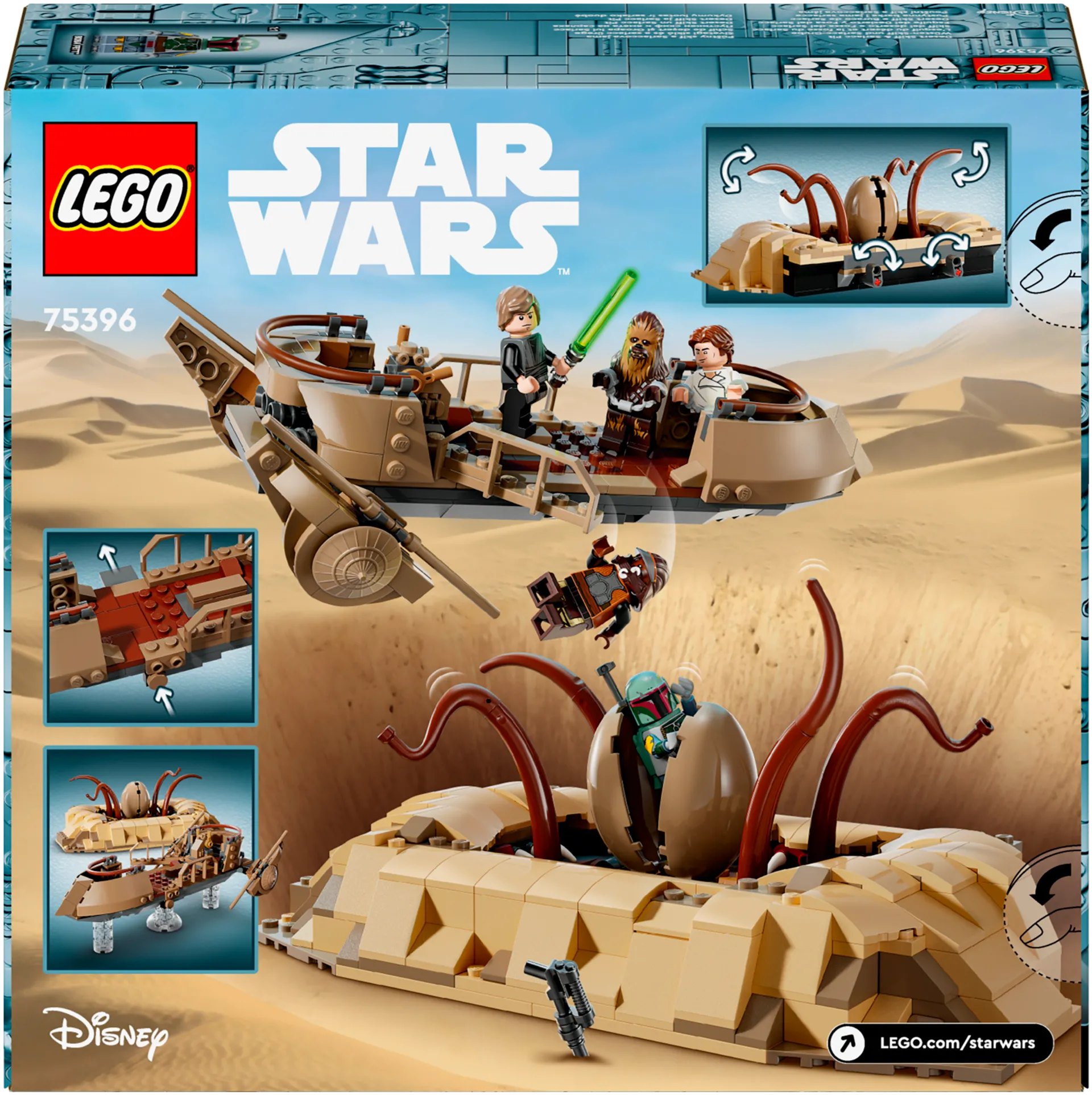 LEGO® Star Wars™ 75396 - Aavikkoalus ja Sarlakin kuoppa setti - 3