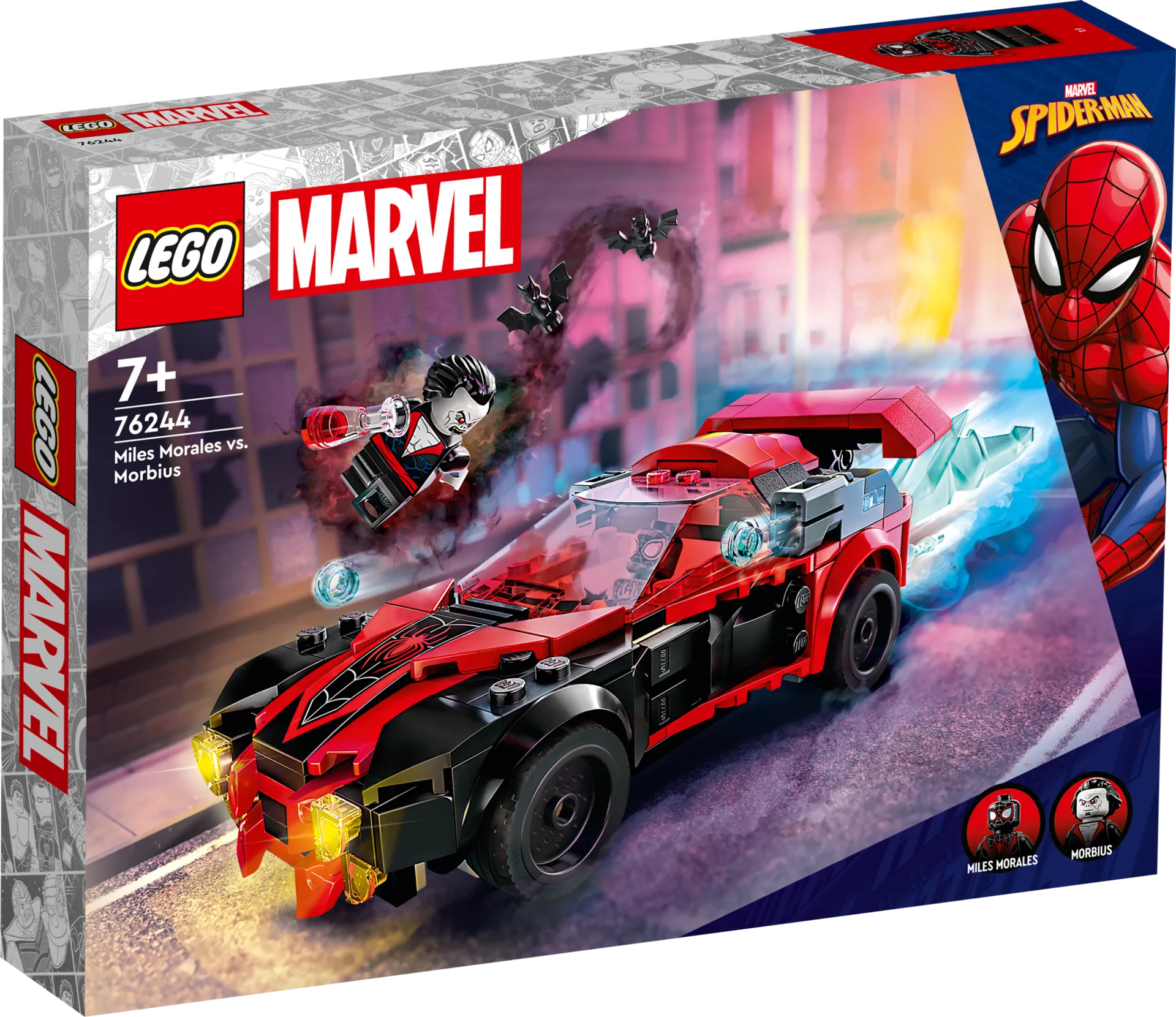 LEGO® Super Heroes 76244 Spider-man Miles Morales vs. Morbius - 1