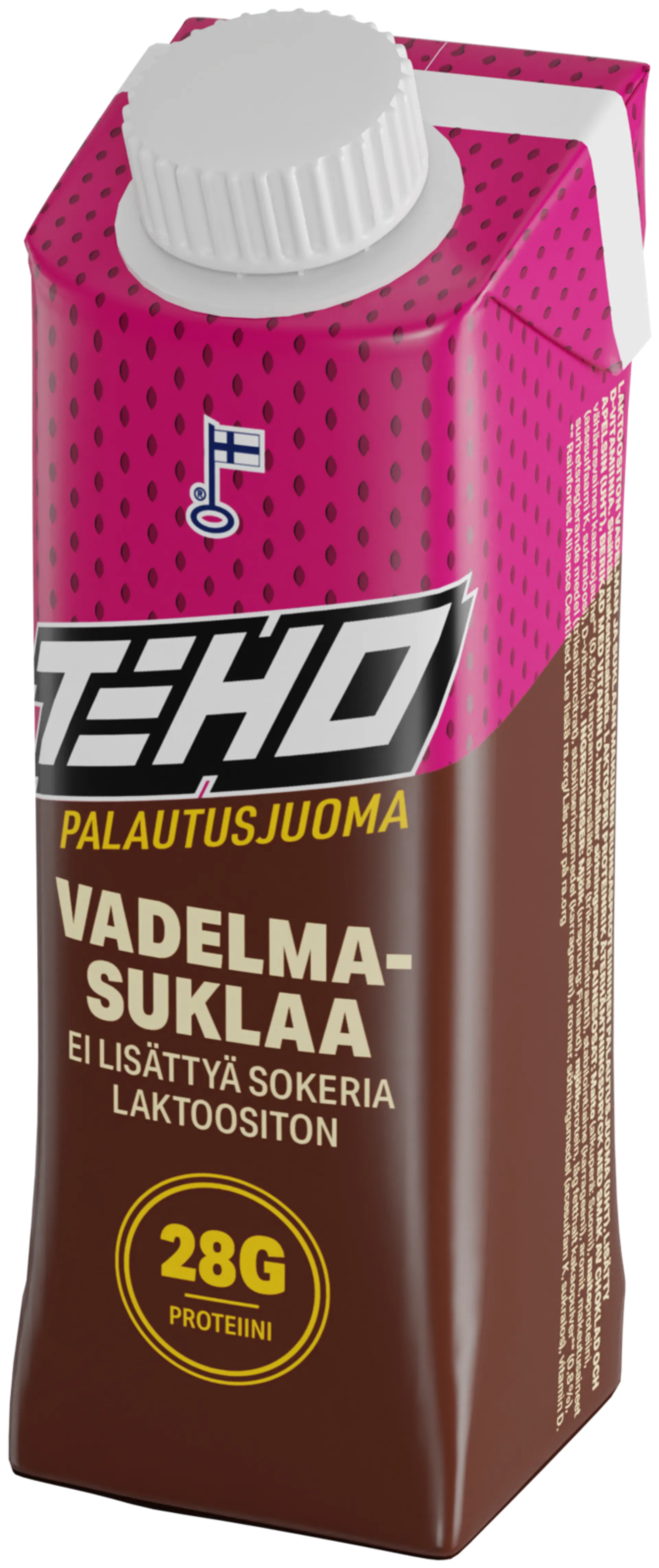 TEHO Vadelma-Suklaa palautusjuoma 0,33 l