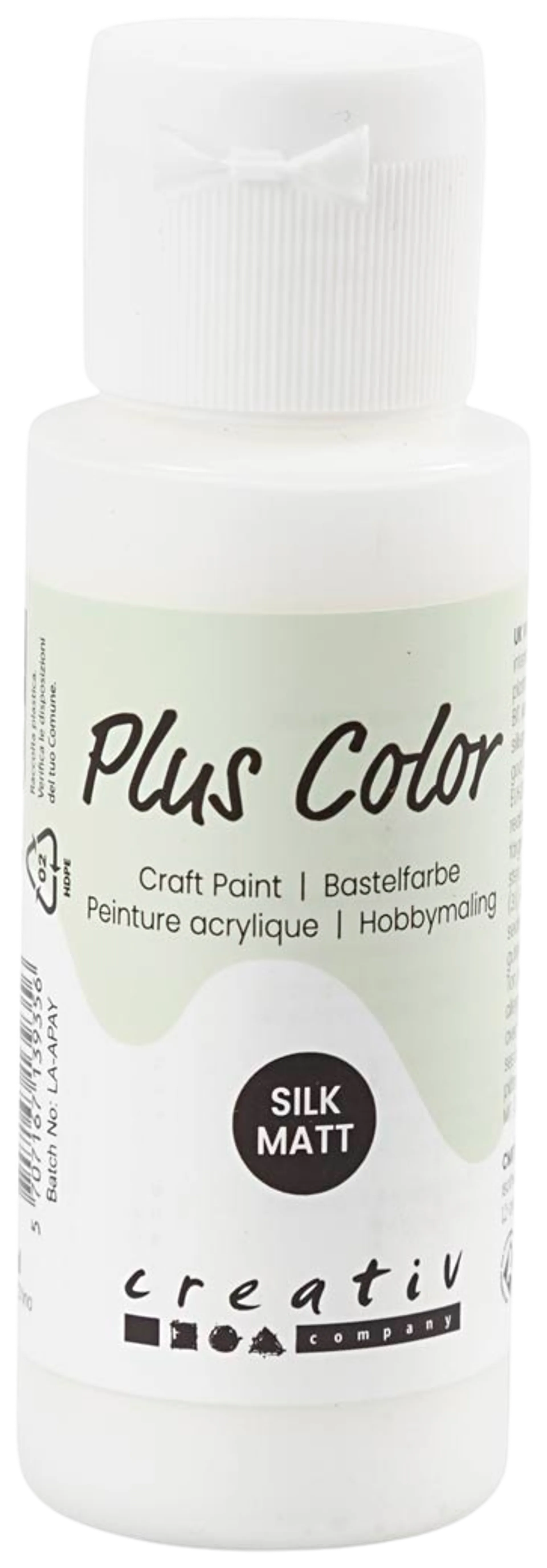 Plus Color askartelumaali 60 ml valkoinen