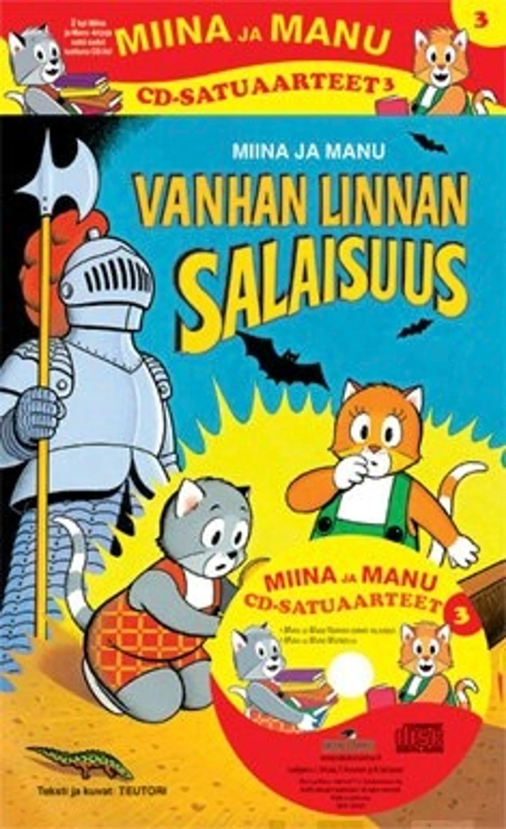 Miinan ja Manun cd-satuaarteet  3 (2 kirjaa + cd-levy)