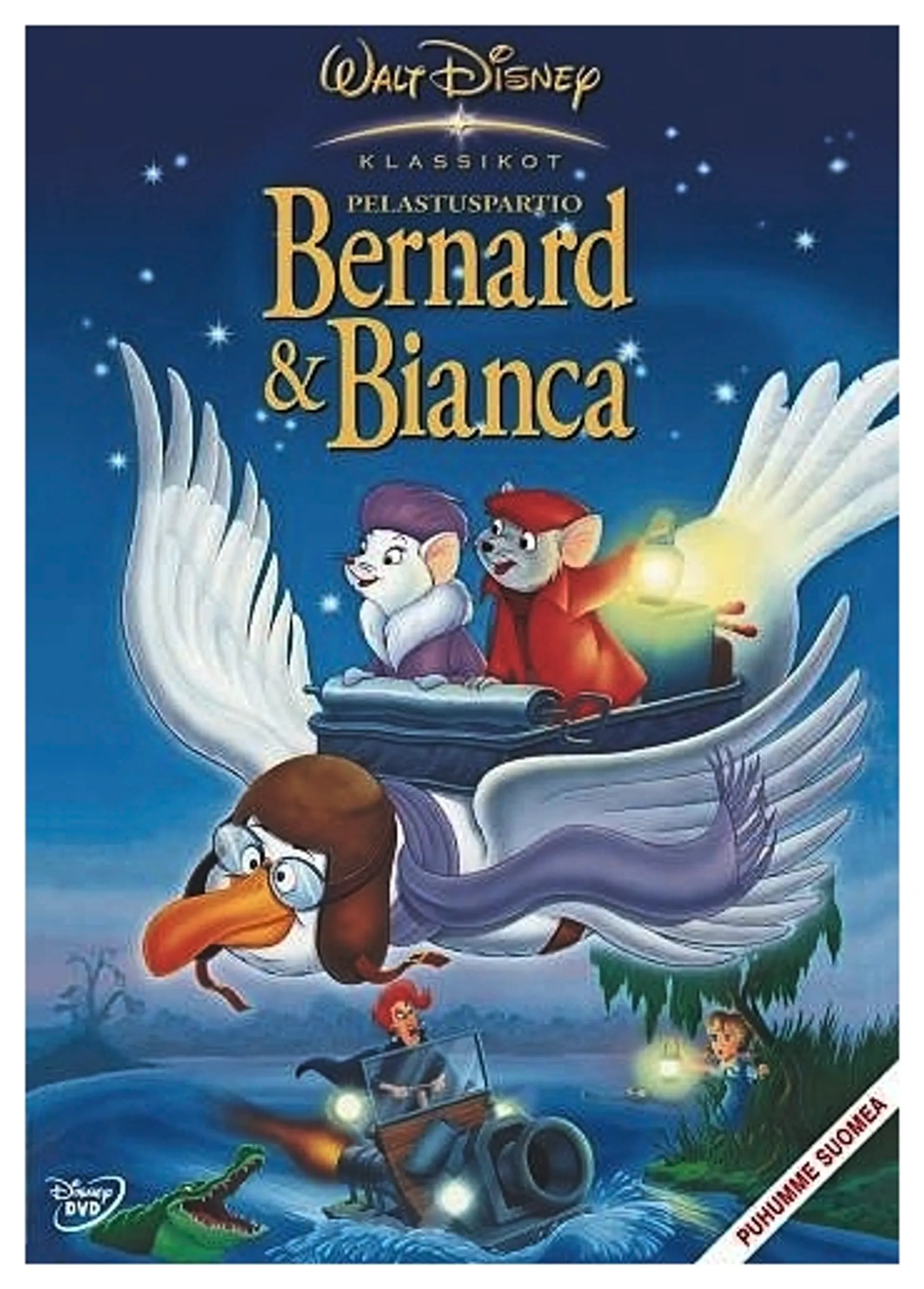 Pelastuspartio Bernard ja Bianca DVD