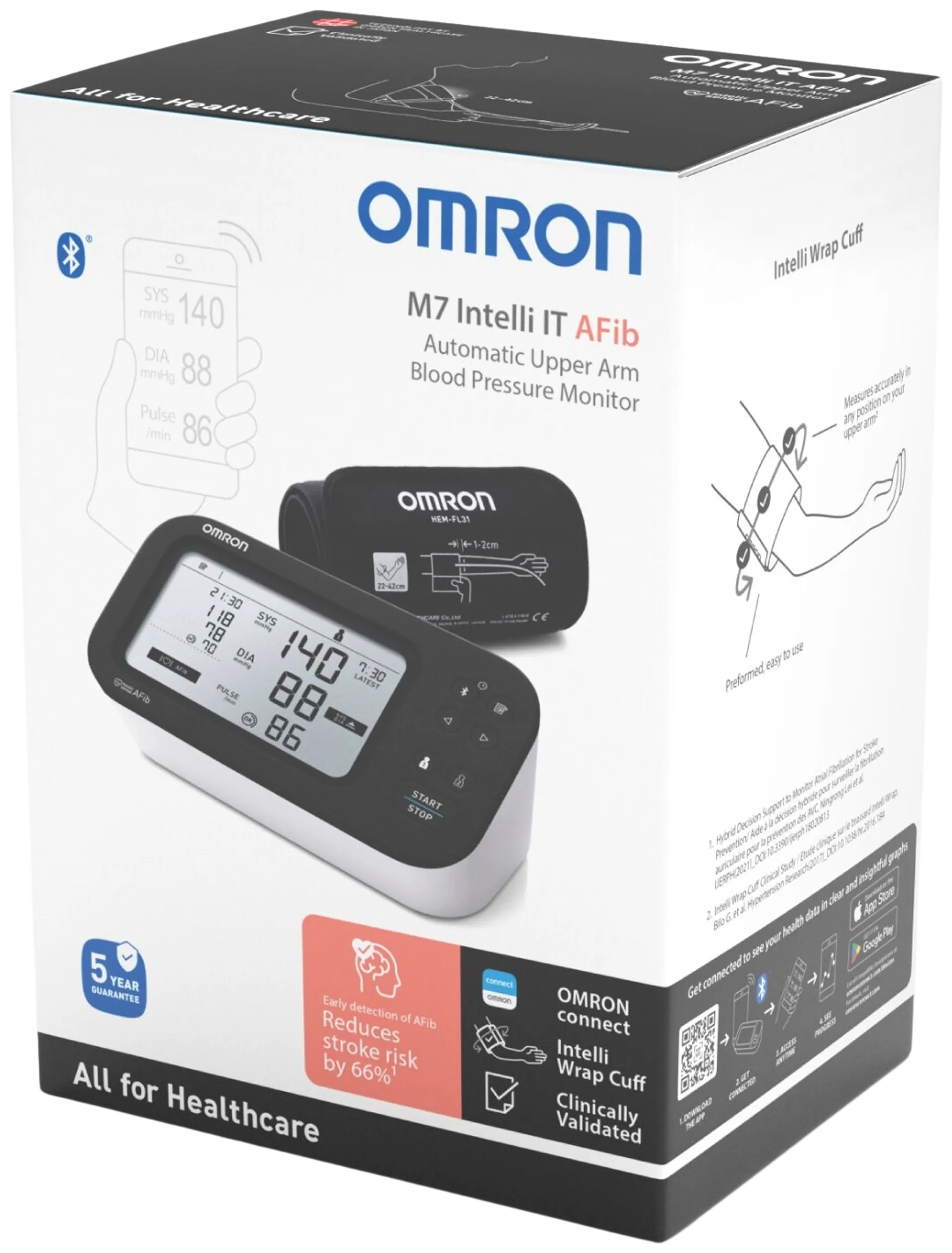 Omron M7 Intelli IT Afib verenpainemittari - 3