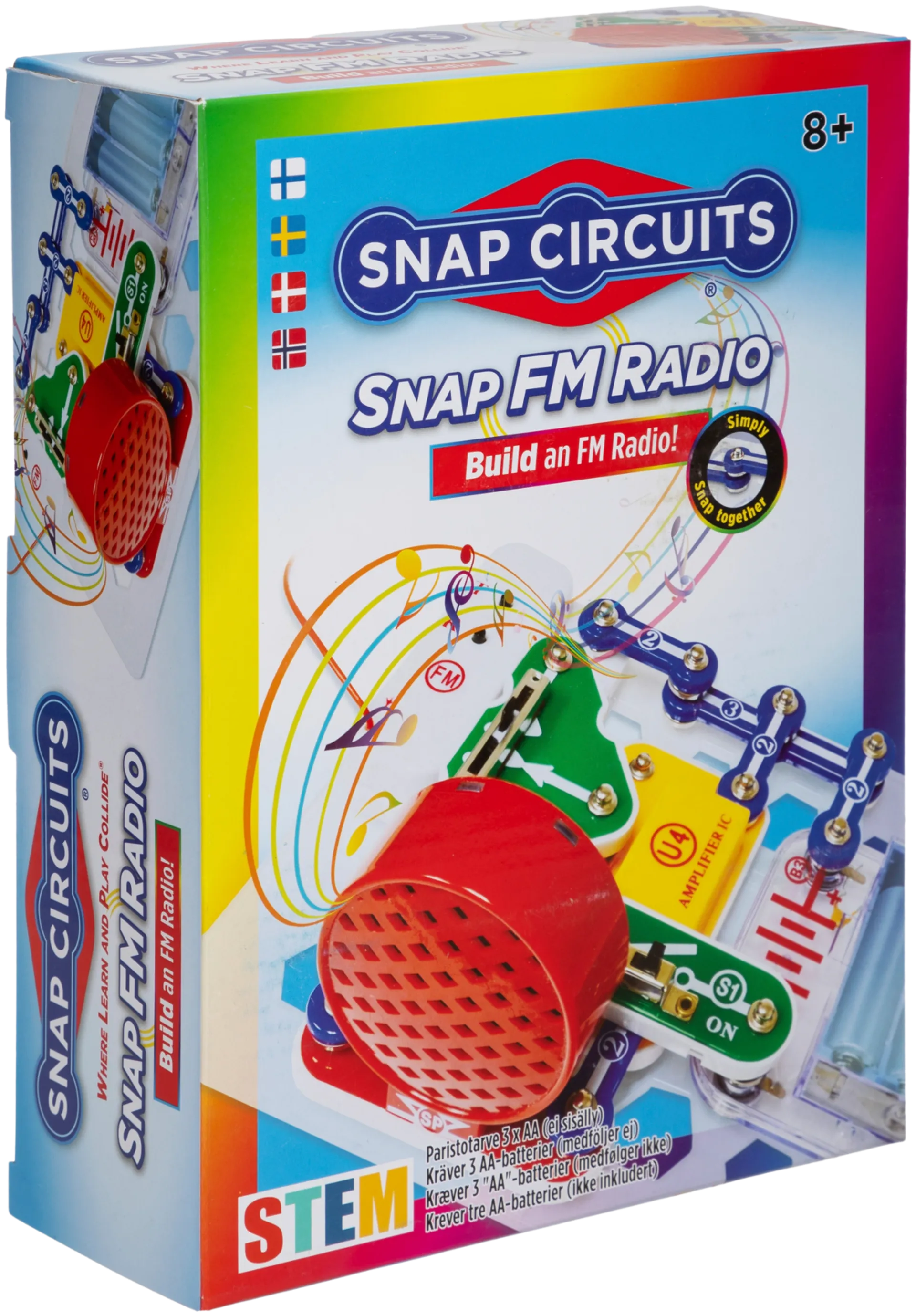 Snap Circuits elektroninen rakennussarja FM Radio - 1