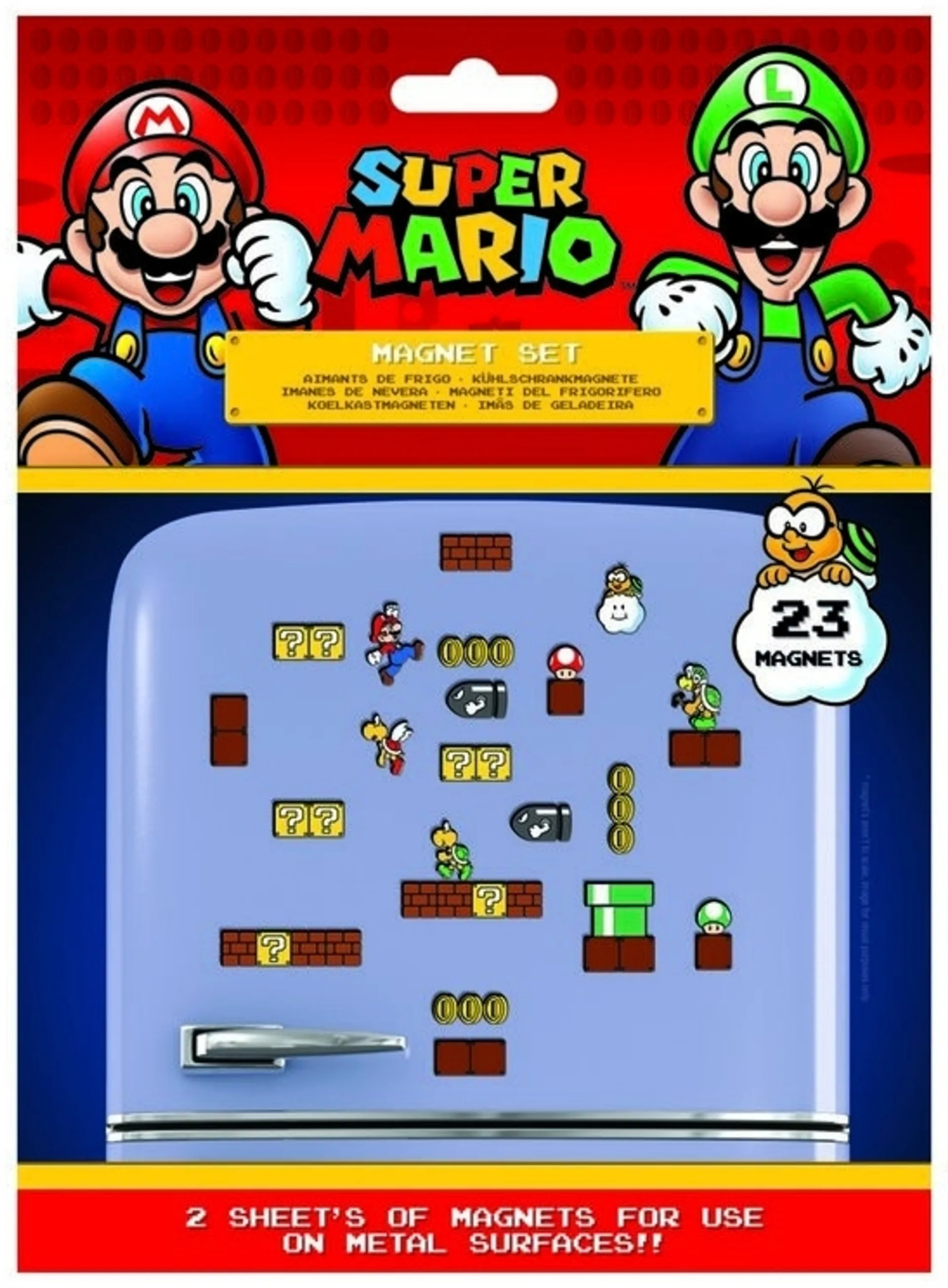 Pyramid Super Mario magneettikokoelma