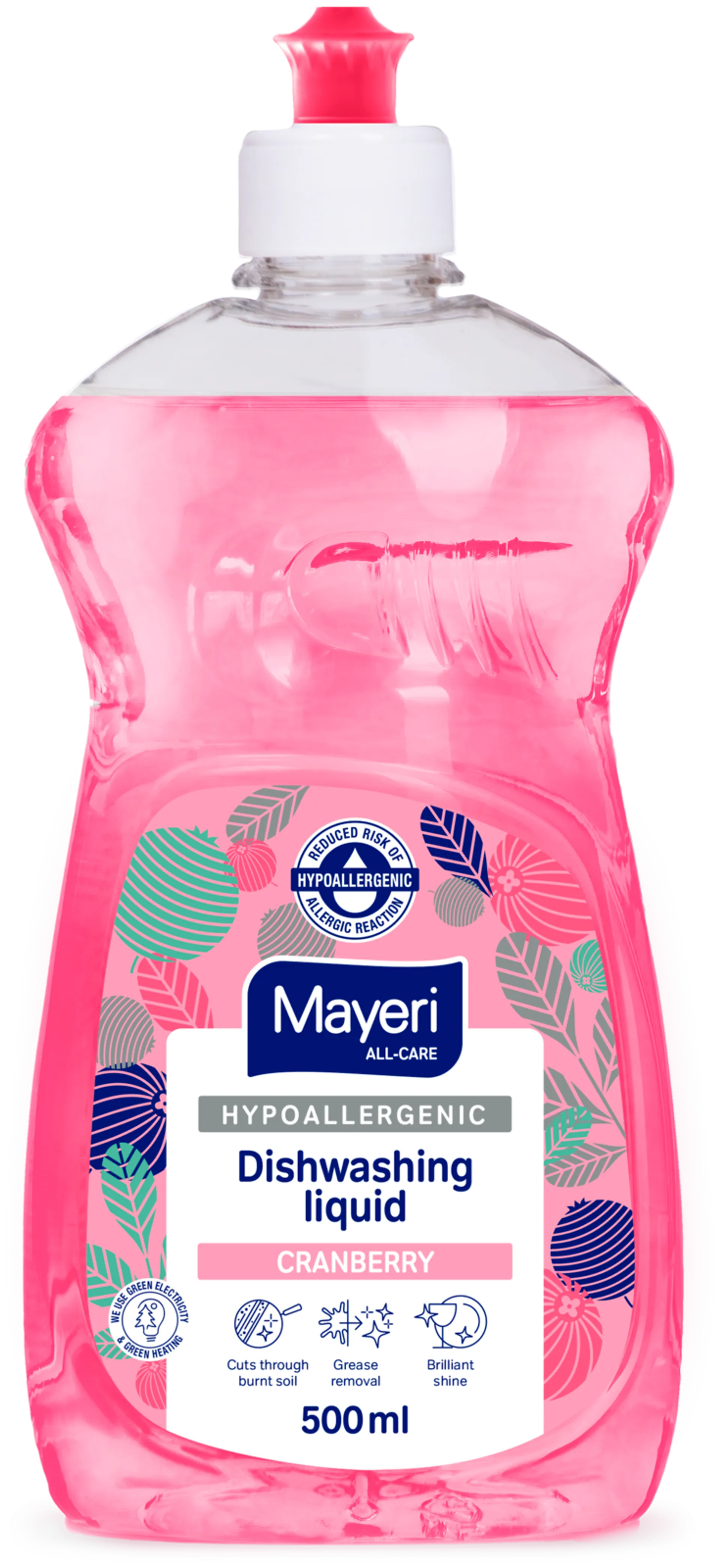 Mayeri All-Care Hypoallergenic astianpesuaine Cranberry 500ml