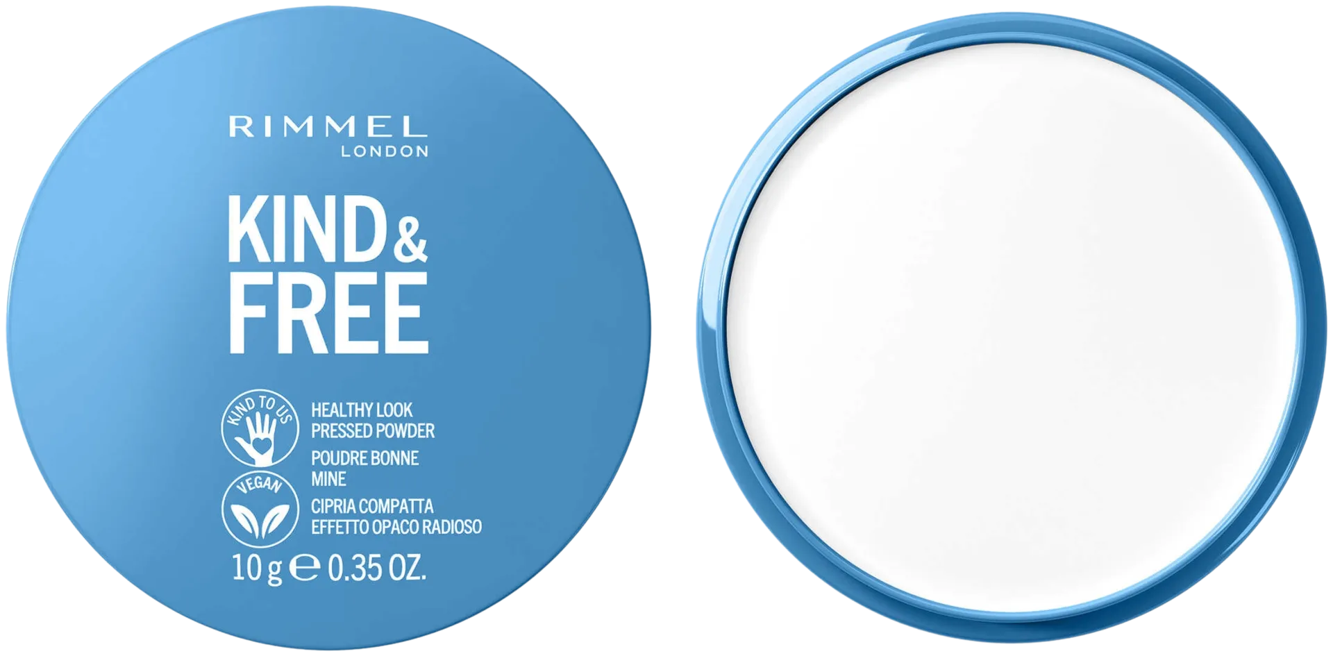 Rimmel Kind & Free Pressed Powder 01 Translucent 10 g puuteri - 1