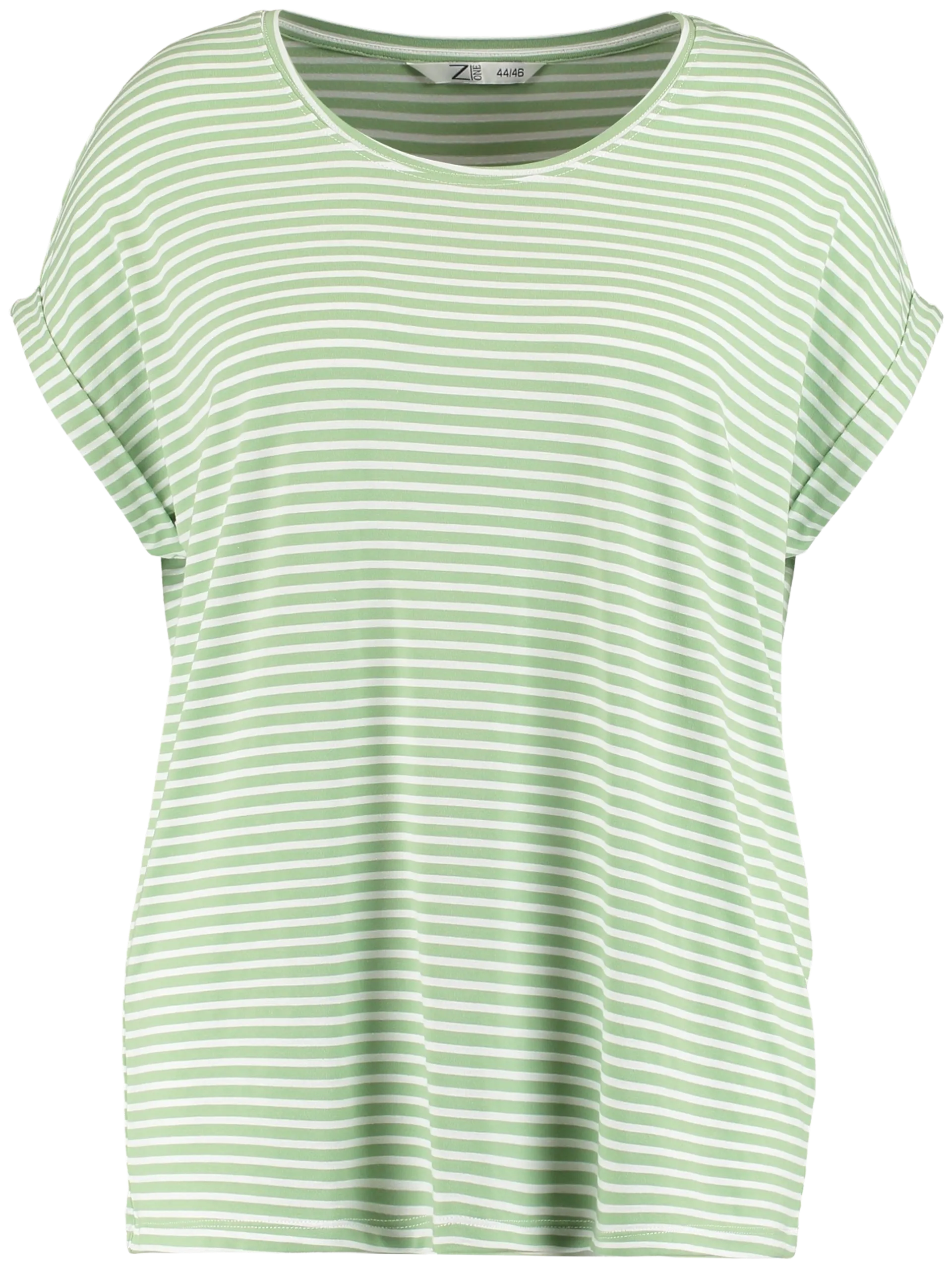Z-one naisten t-paita Tp Is44abel KY-2308050Z1 - fair green stripe - 1