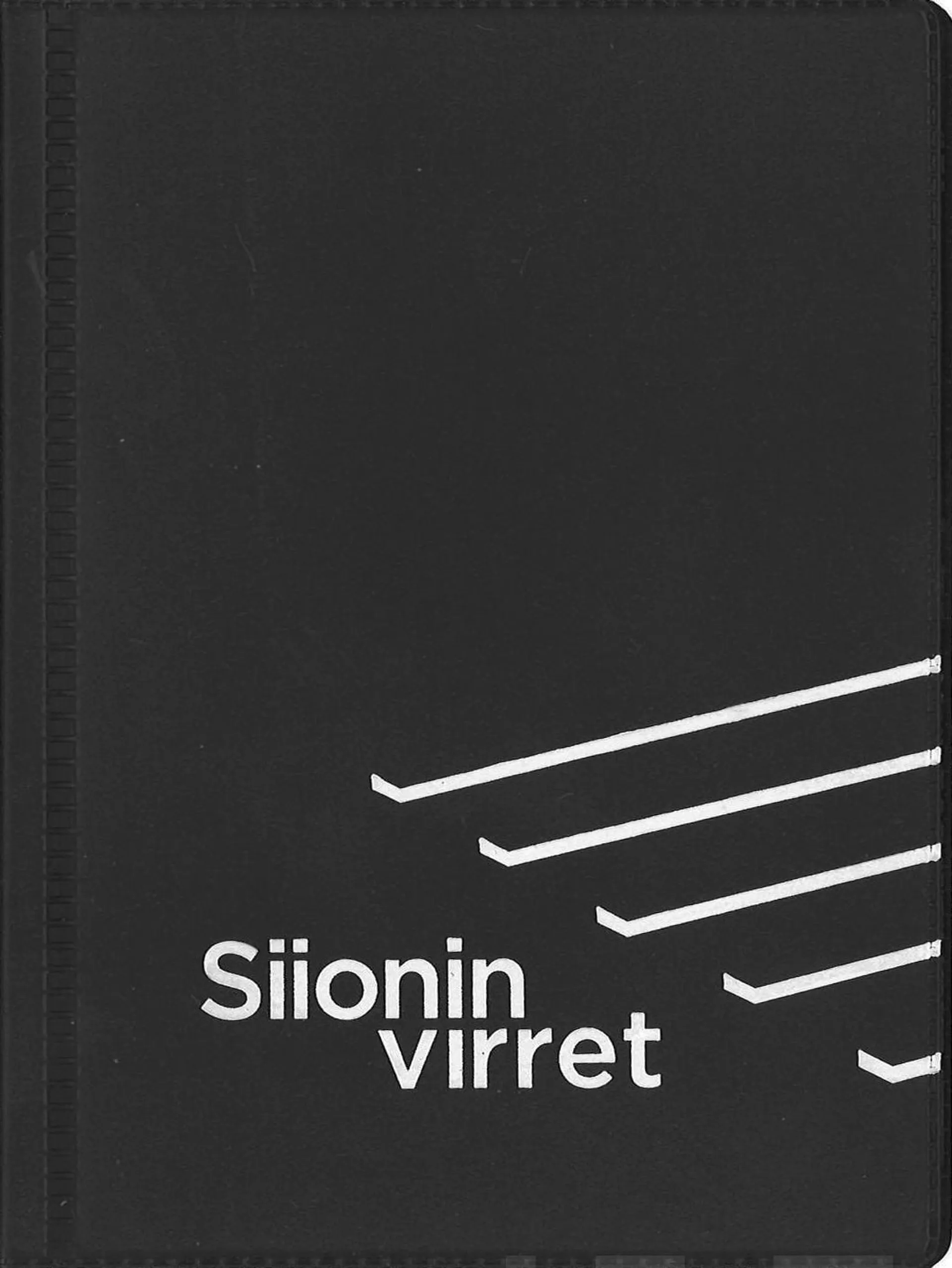 Siionin virret (musta, nuottipainos, iso teksti, 125x185 mm)
