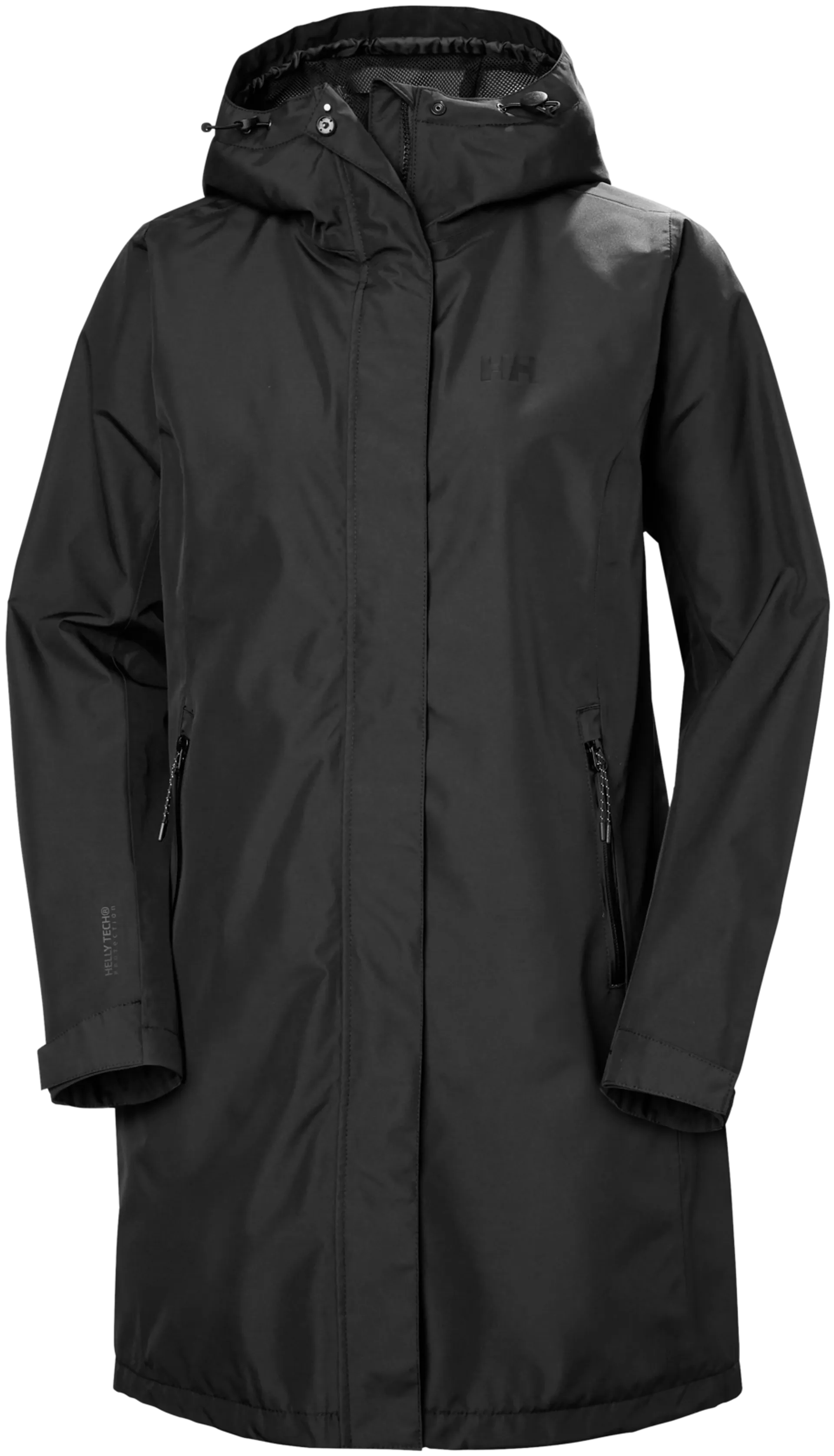 Helly Hansen naisten pitkä kuoritakki Active Ocean Bound Rain Coat 54075 - BLACK - 1