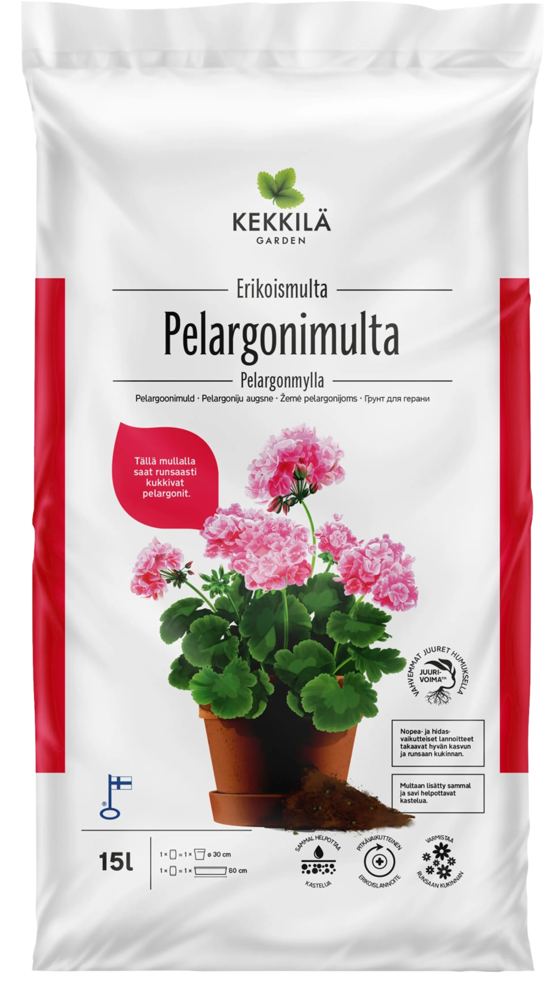 Kekkilä Pelargonimulta 15 l - 1