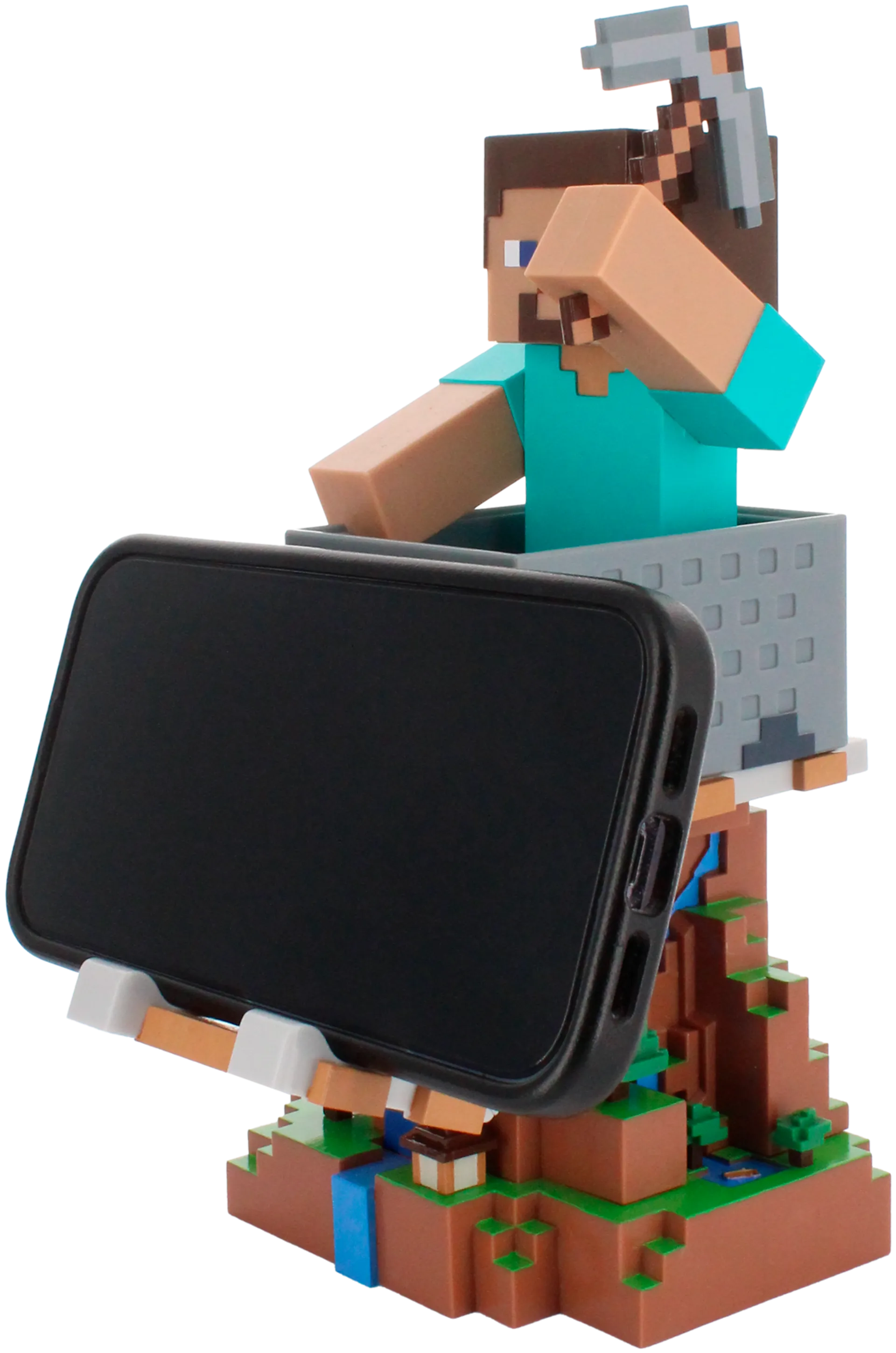 Cable Guys Ohjain/puhelinteline Minecraft Steve - 4