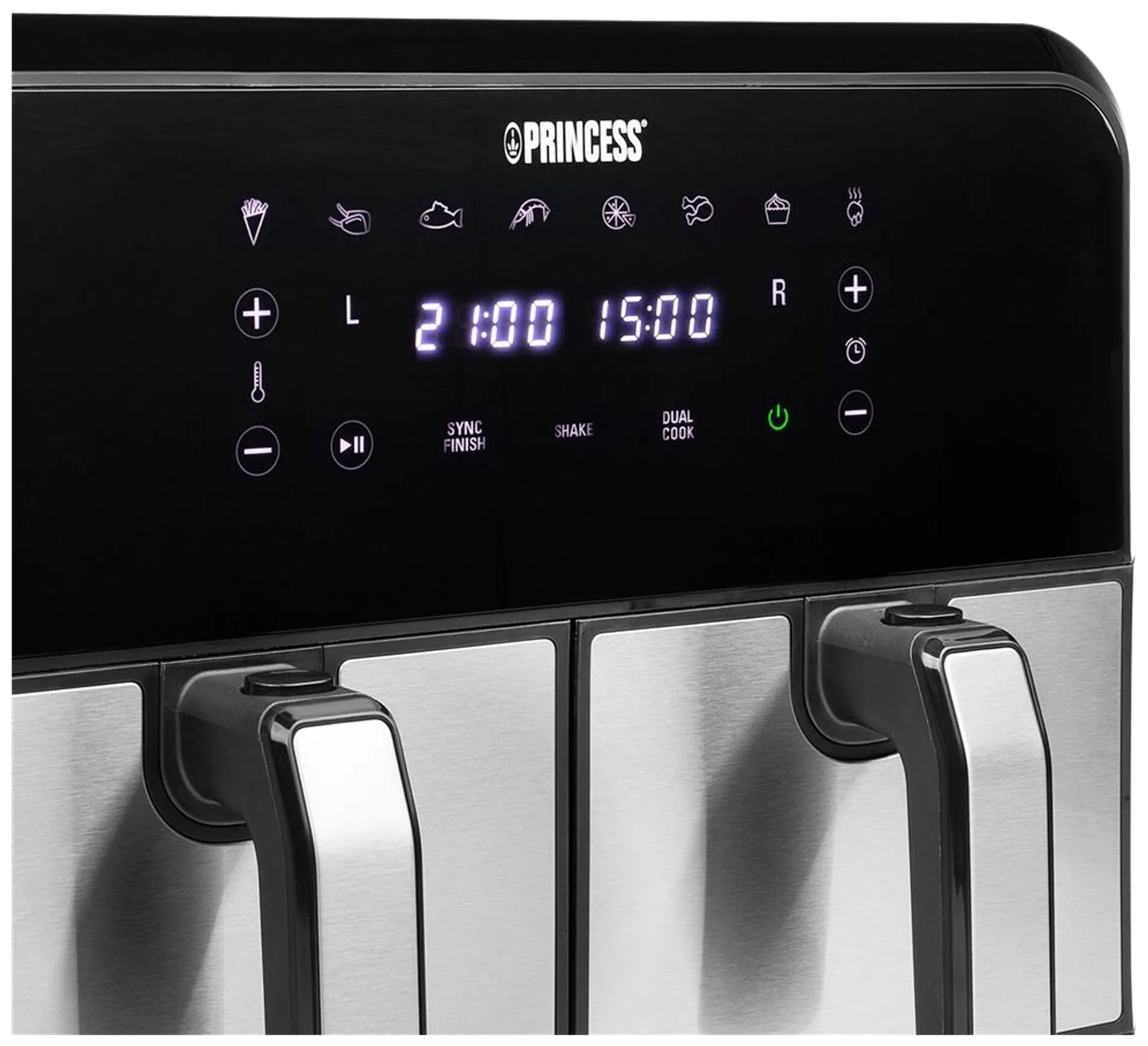 Princess 182074 Aerofryer Oven double, 2x4L - 3