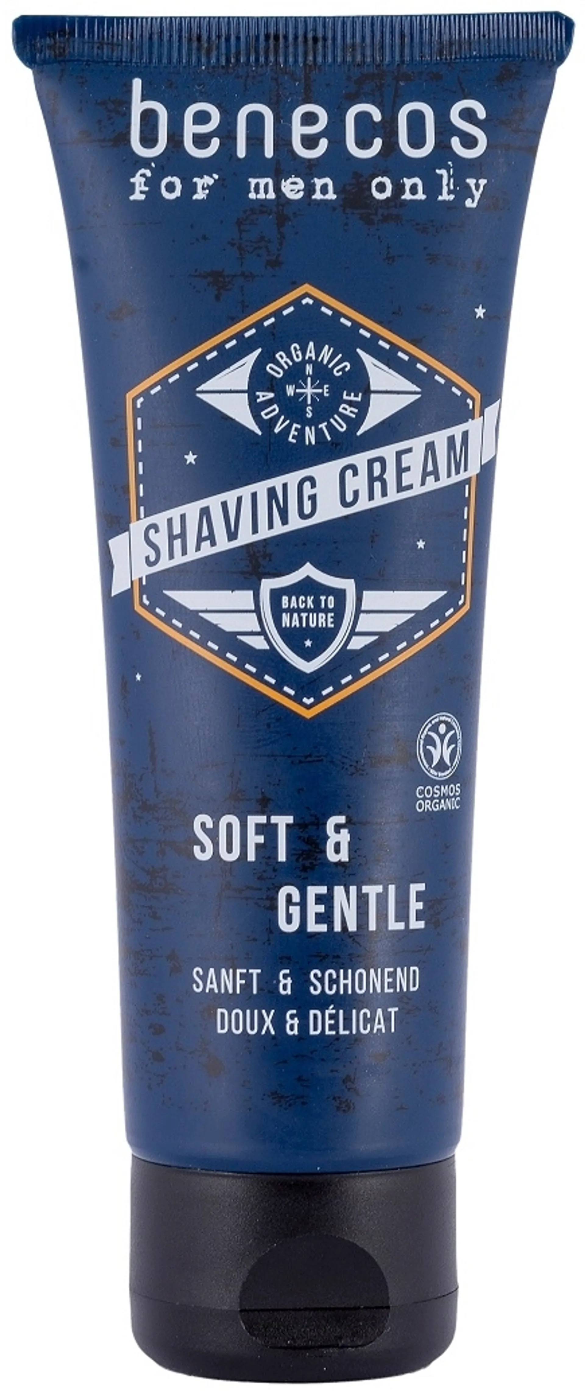 benecos for men only shaving cream parranajovoide 75ml