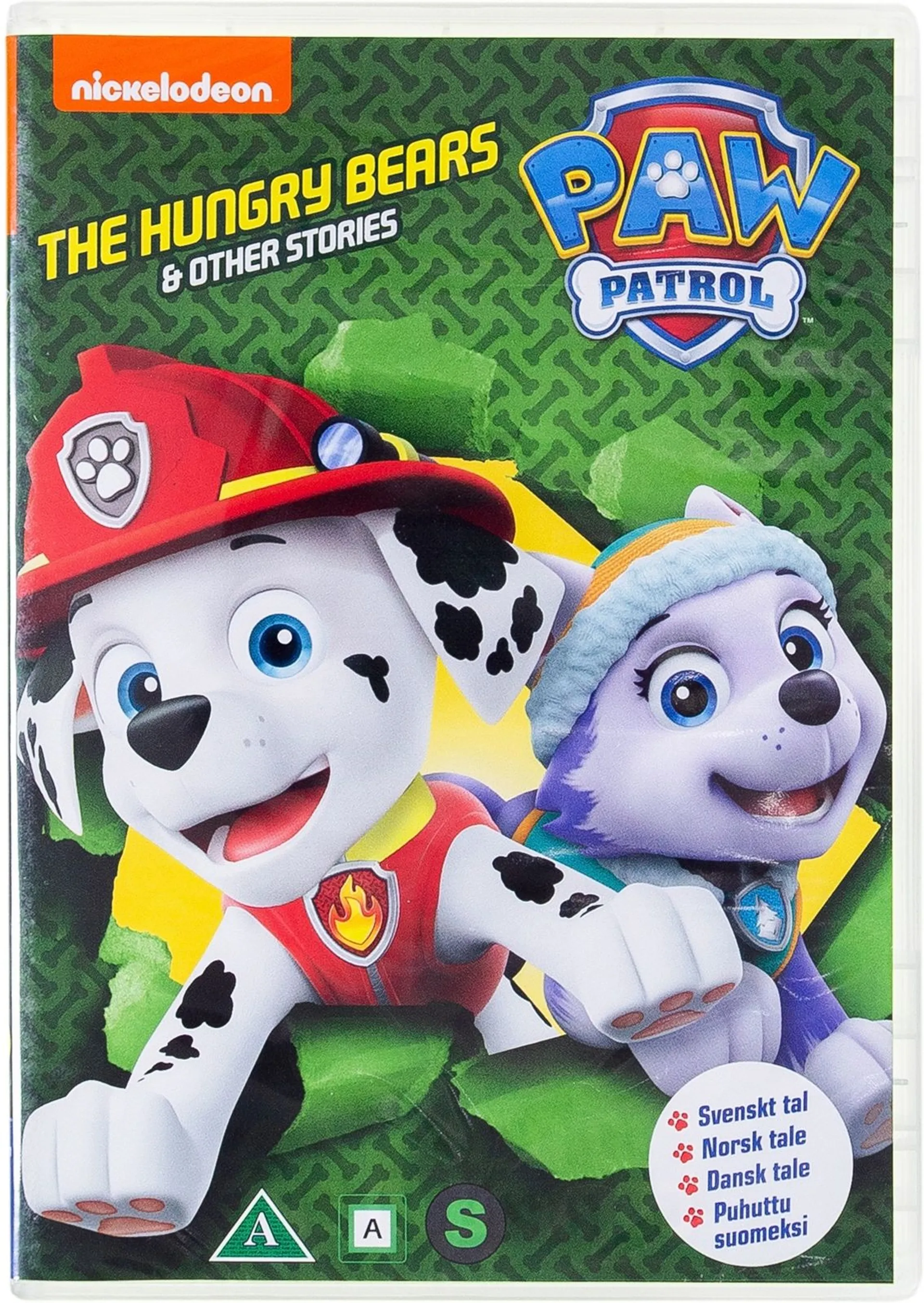 Paw Patrol kausi 3 osa 7 - Nälkäiset karhut DVD