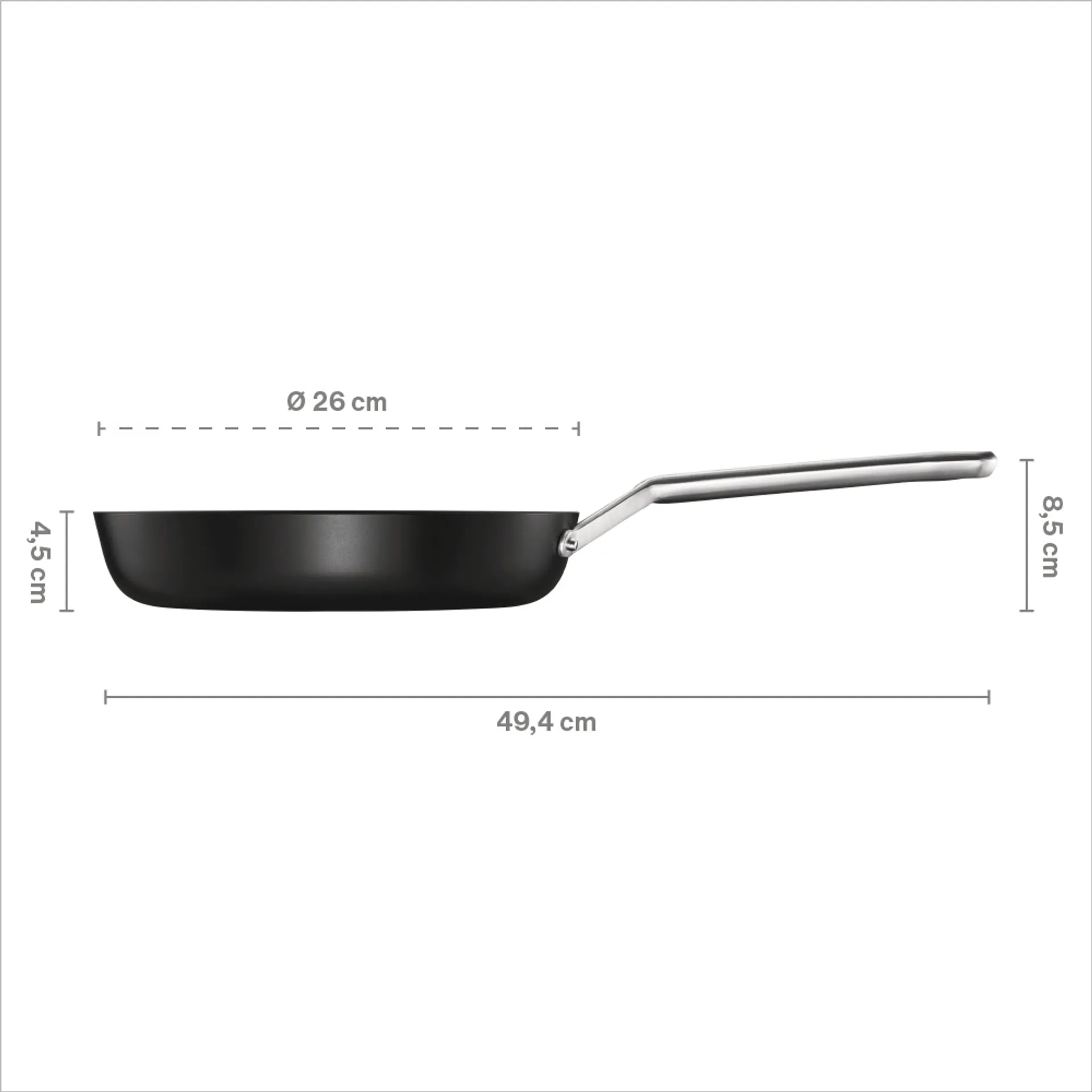 Fiskars Taiten paistinpannu 26 cm - 9