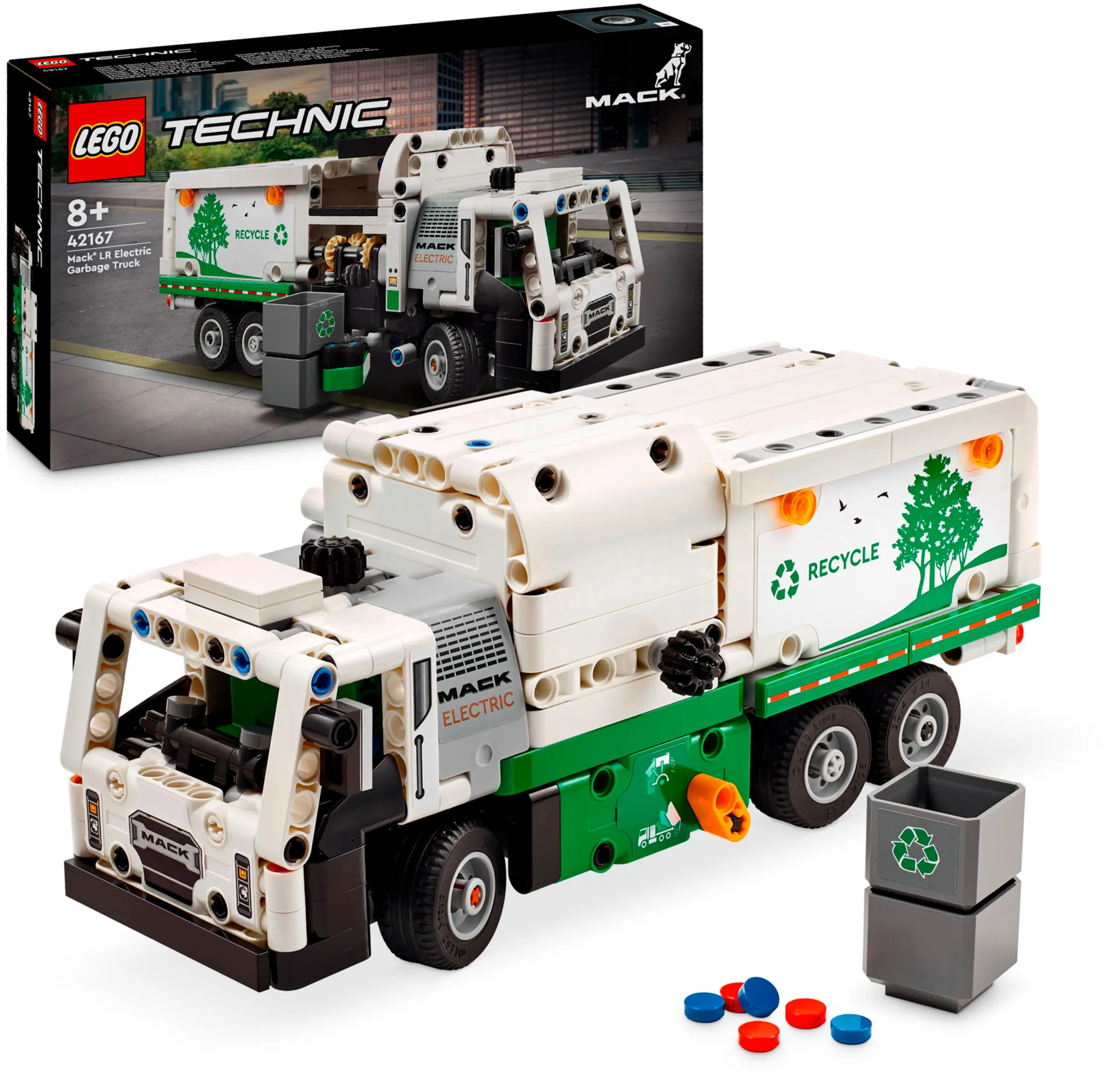 LEGO Technic 42167 Mack® LR Electric Jäteauto - 1