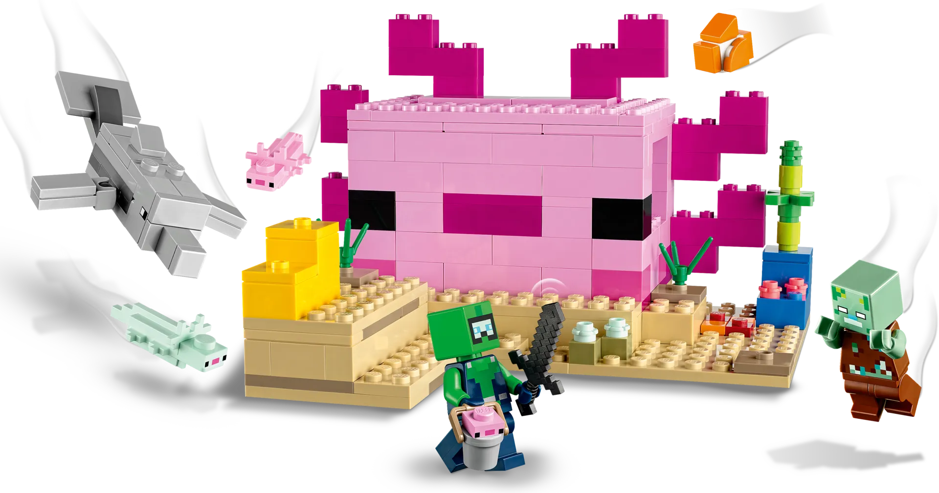 LEGO Minecraft 21247 Aksolotlin talo - 7