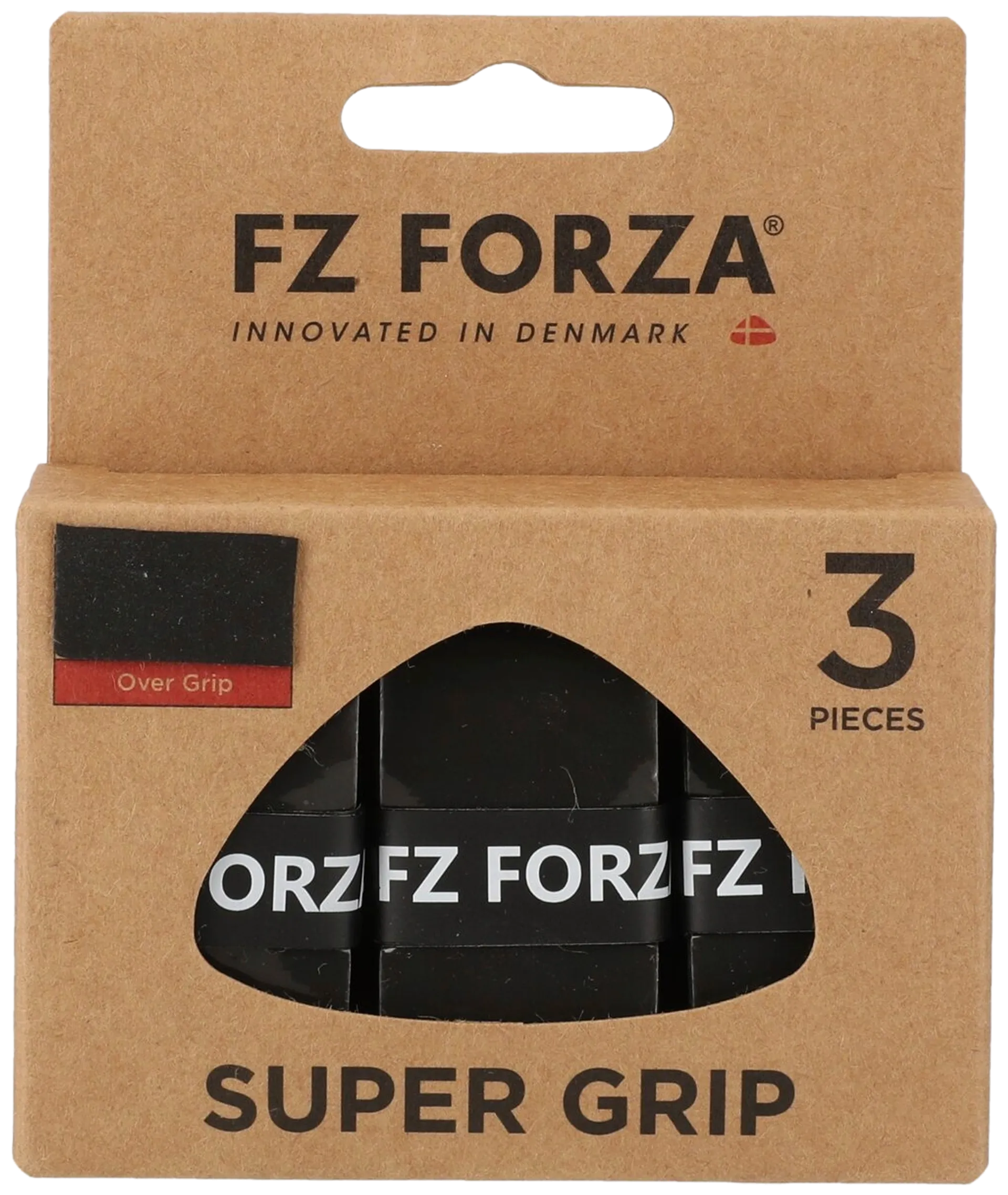 FZ Forza Super Grip 3kpl (overgrip, musta) - 1