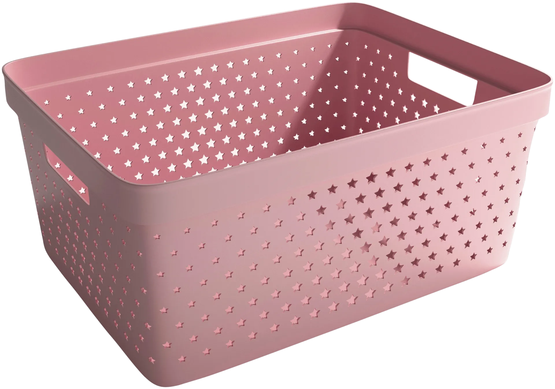 Nordiska Plast säilytyslaatikko Star 13 l dusty pink