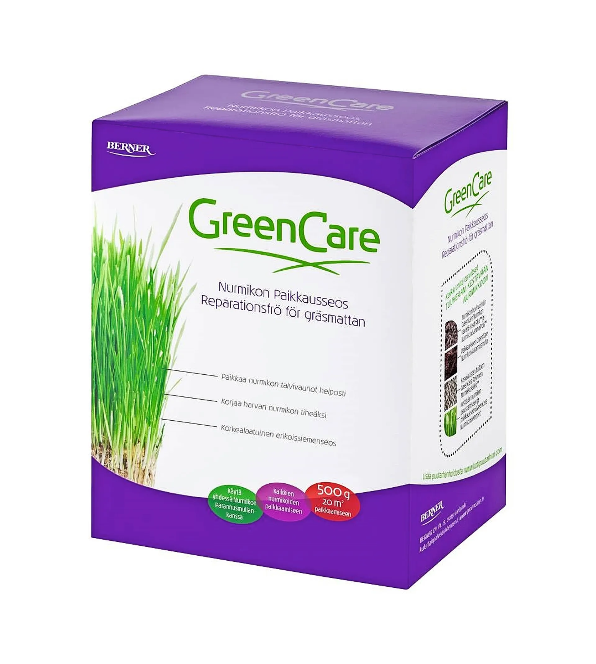 GreenCare nurmikon paikkausseos 500 g - 1