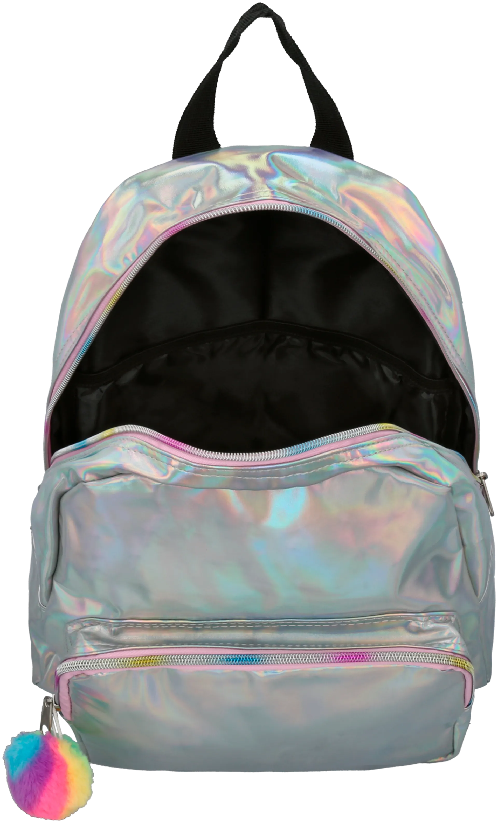 Reppu Silver Matt Metallic Rainbow etutaskulla - 2