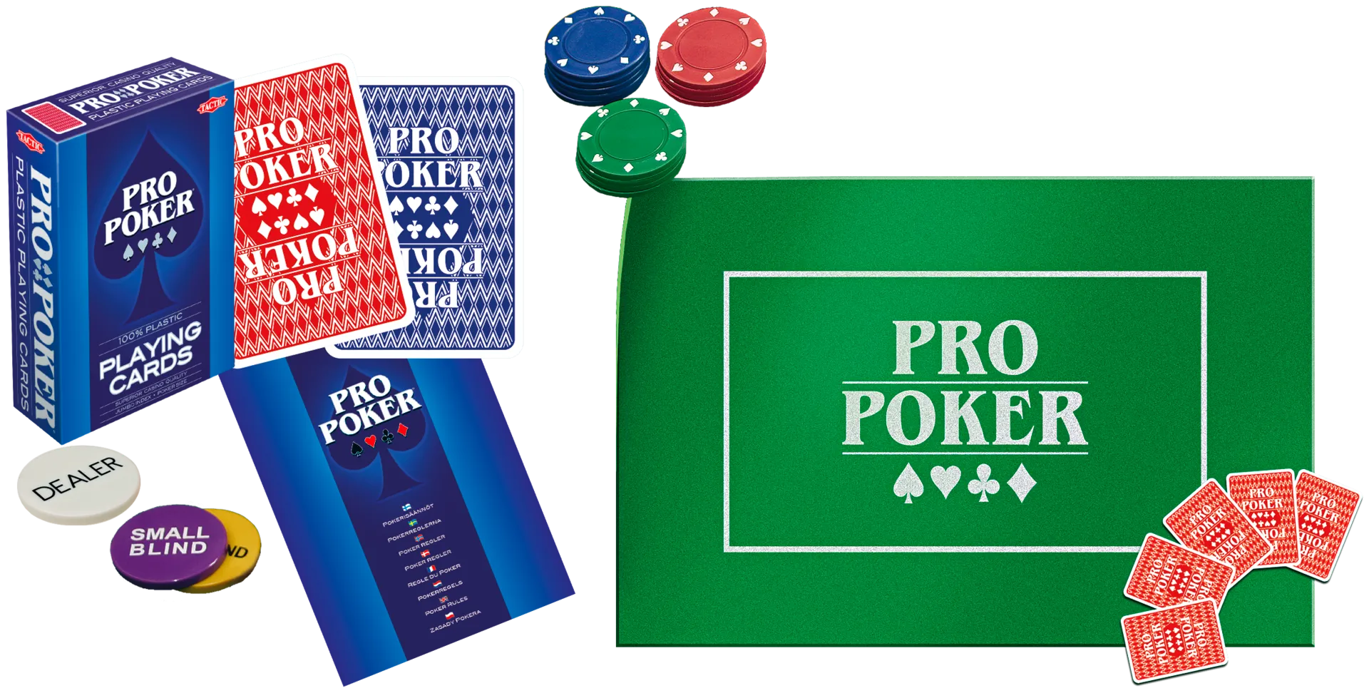 Tactic pokeri Pro Poker Texas Hold'em poker set - 3