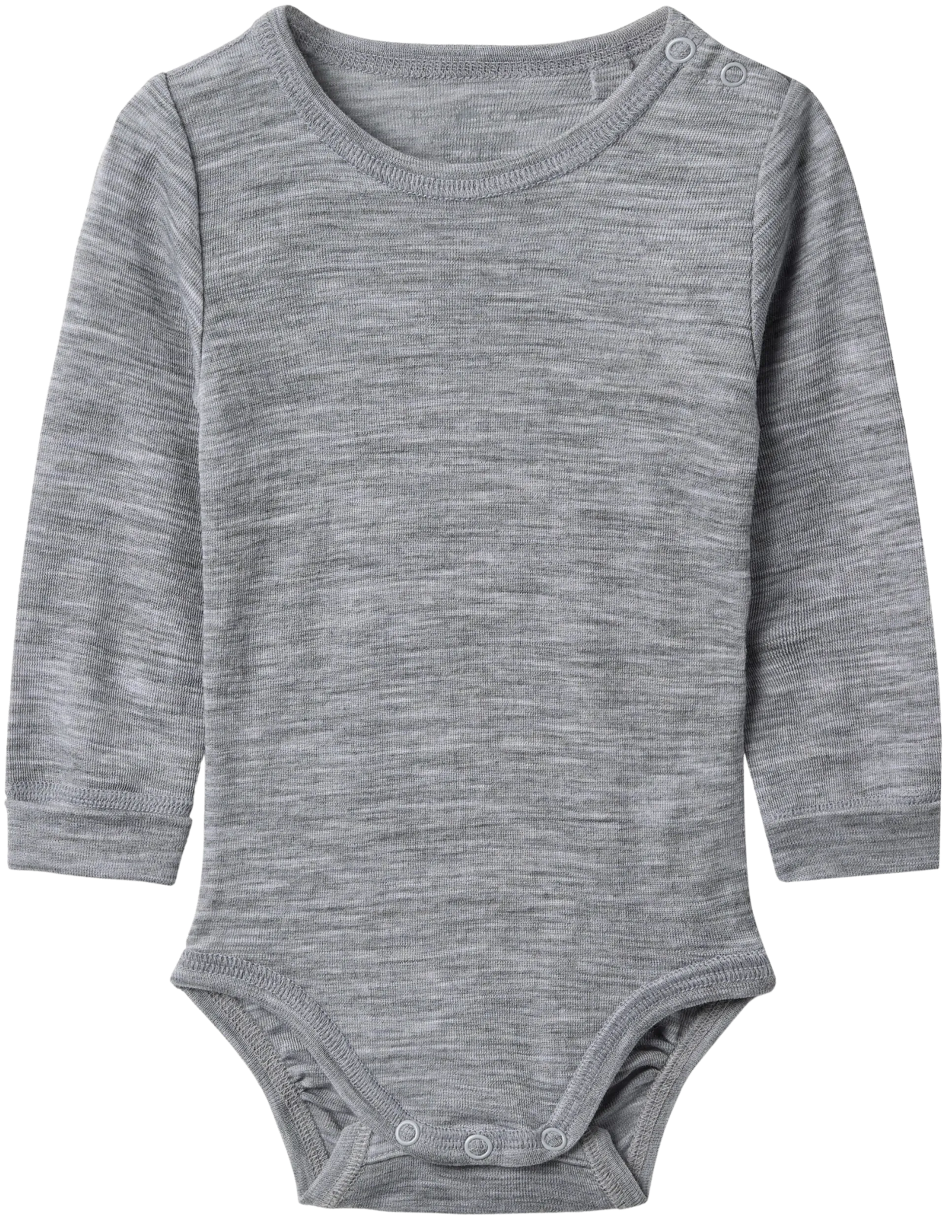 TinyOne vauvojen merinovillabody - Grey - 1