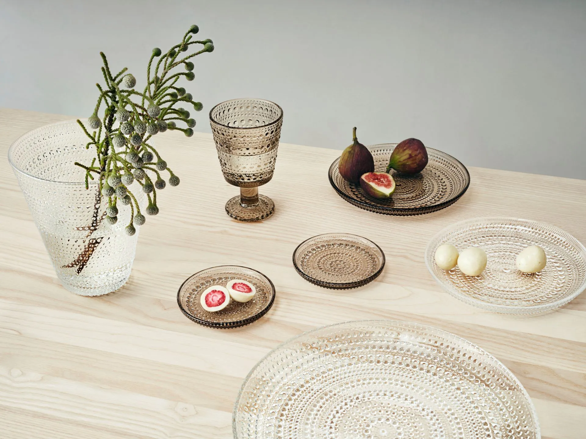 Iittala 170mm Kastehelmi lautanen pellava - 2