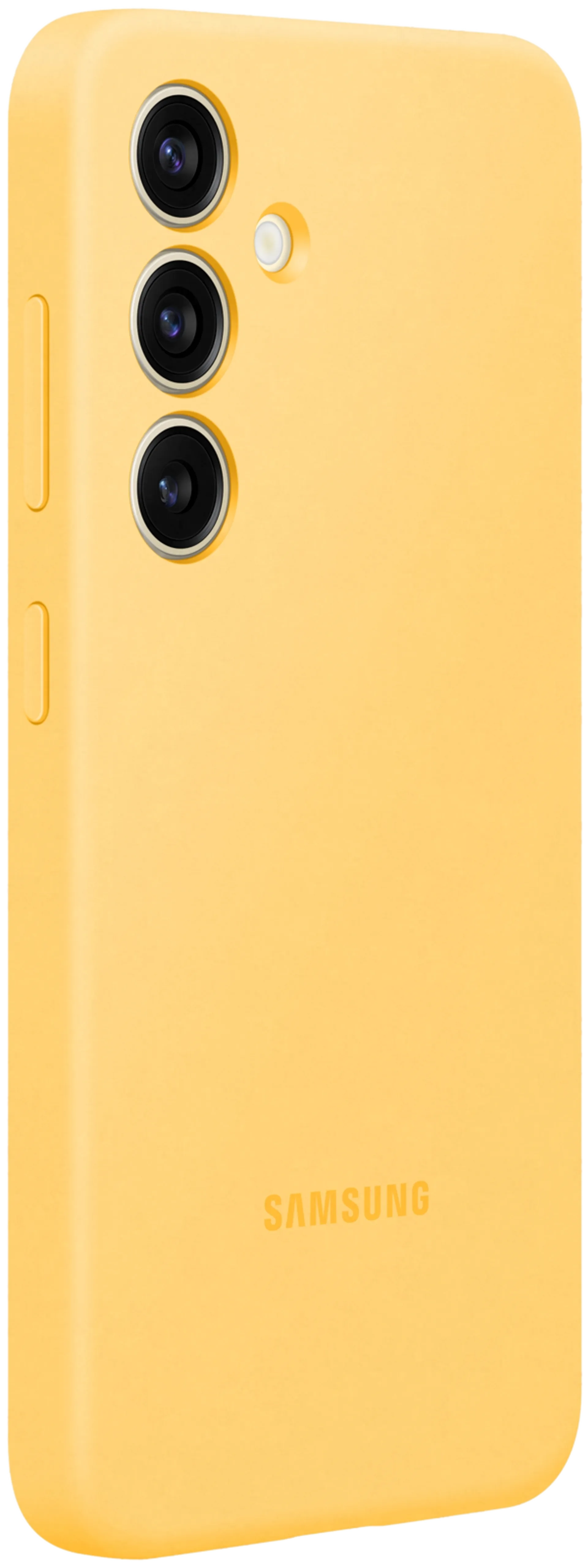 Samsung S24 silikonisuoja keltainen - 3
