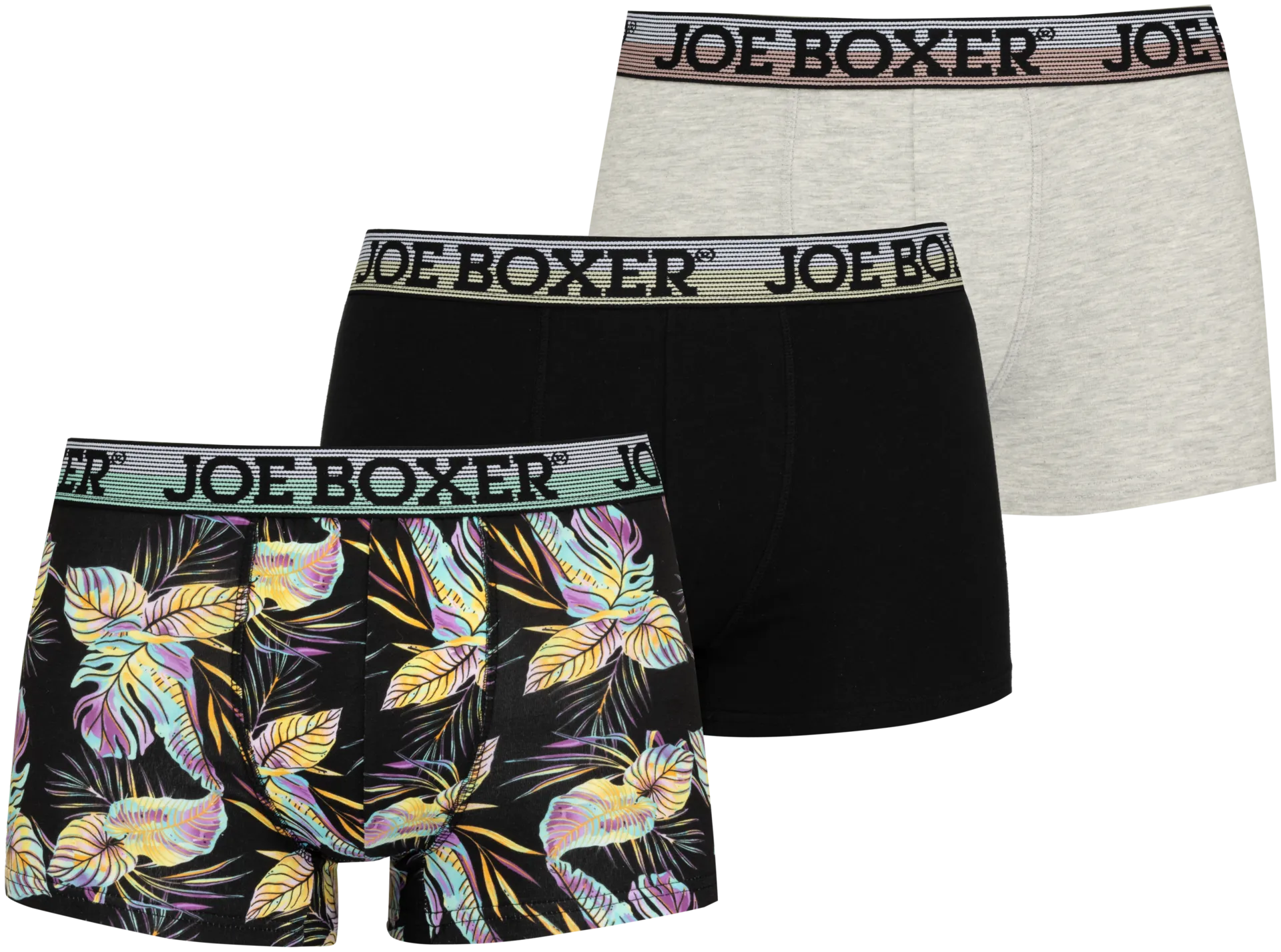 Joe Boxer miesten bokserit YM00179266 3-pack - black / grey - 1