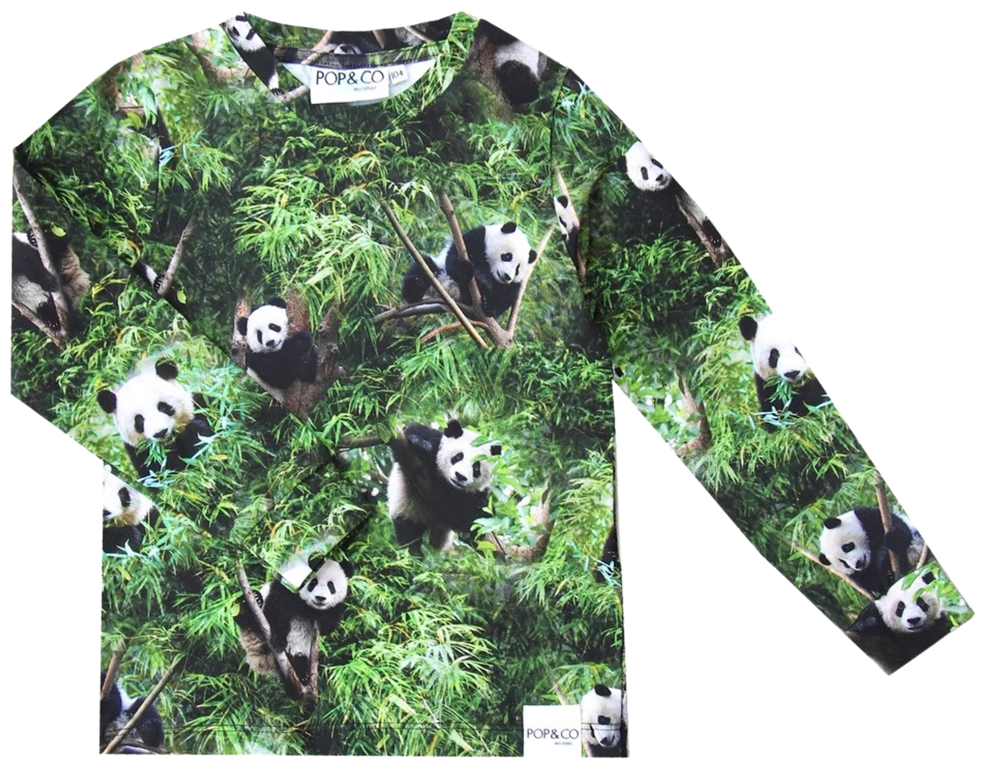 Pop&co lasten Alex trikoopaita Panda - PANDA