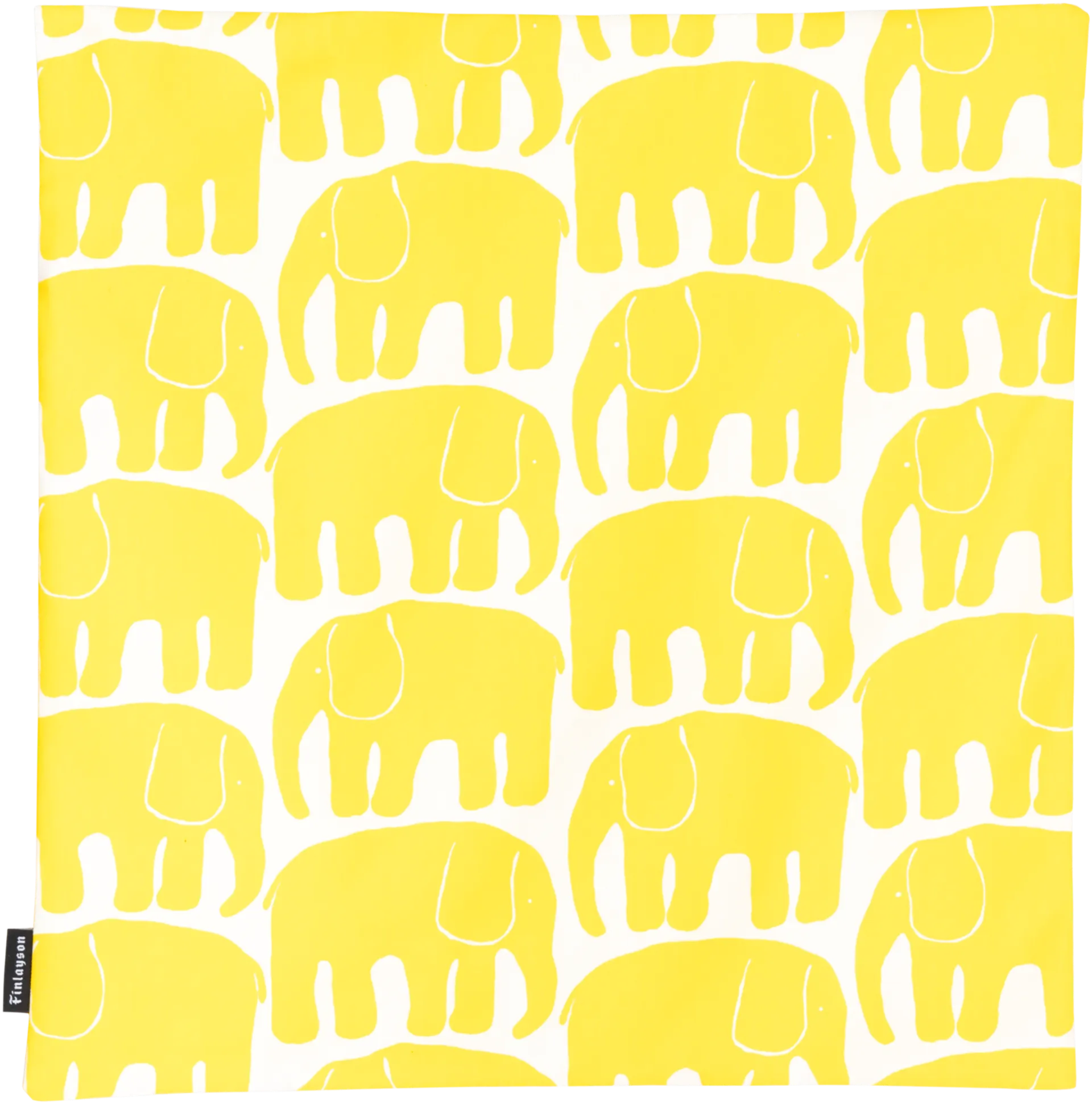 Finlayson tyynynpäällinen Elefantti 50 x 50 cm keltainen