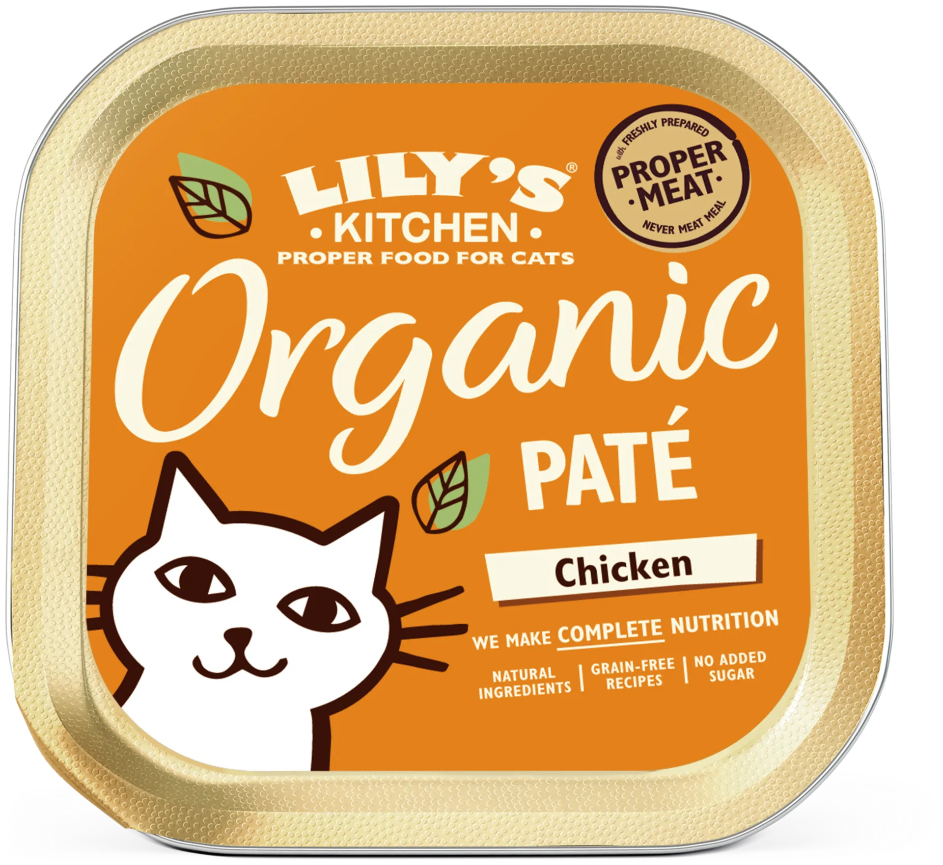 Lily's Kitchen 85g Organic Paté kanaa luomukissanruoka