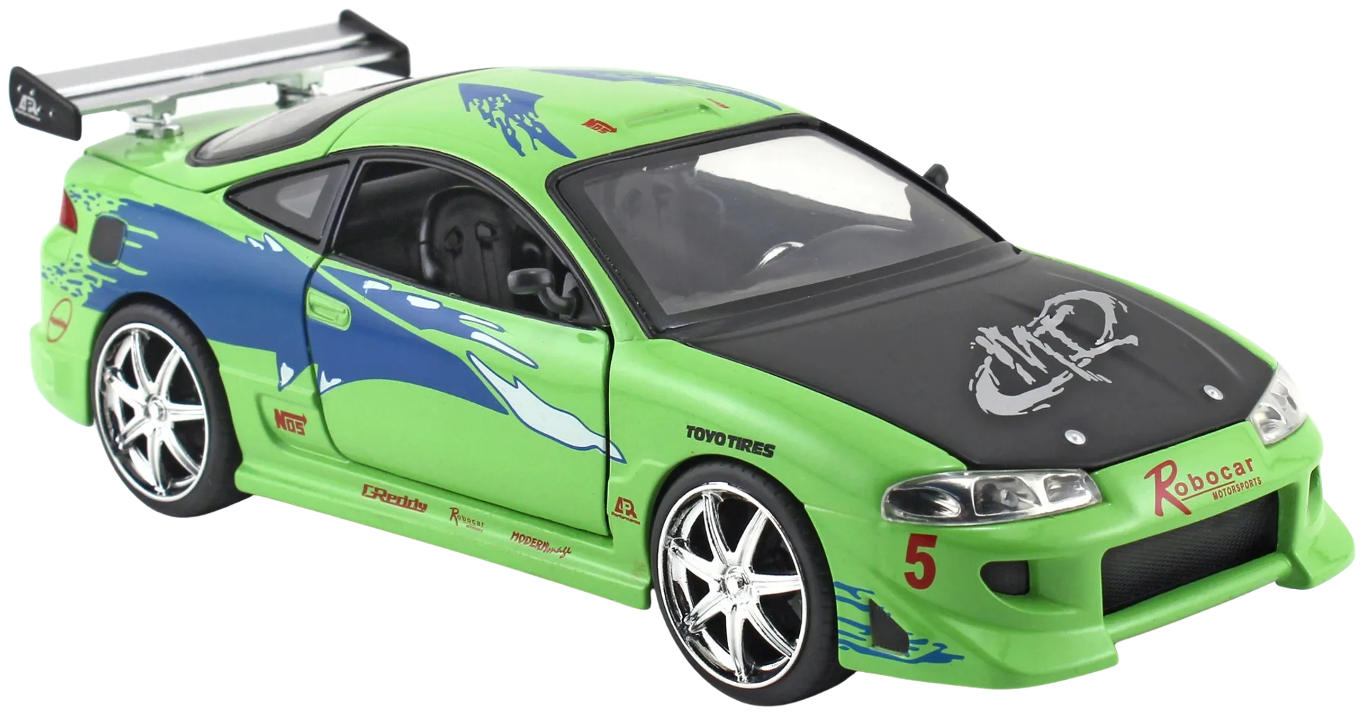 Jada Fast & Furious 1995 Mitsubishi Eclipse, 20 cm, 1:24, die cast - 4