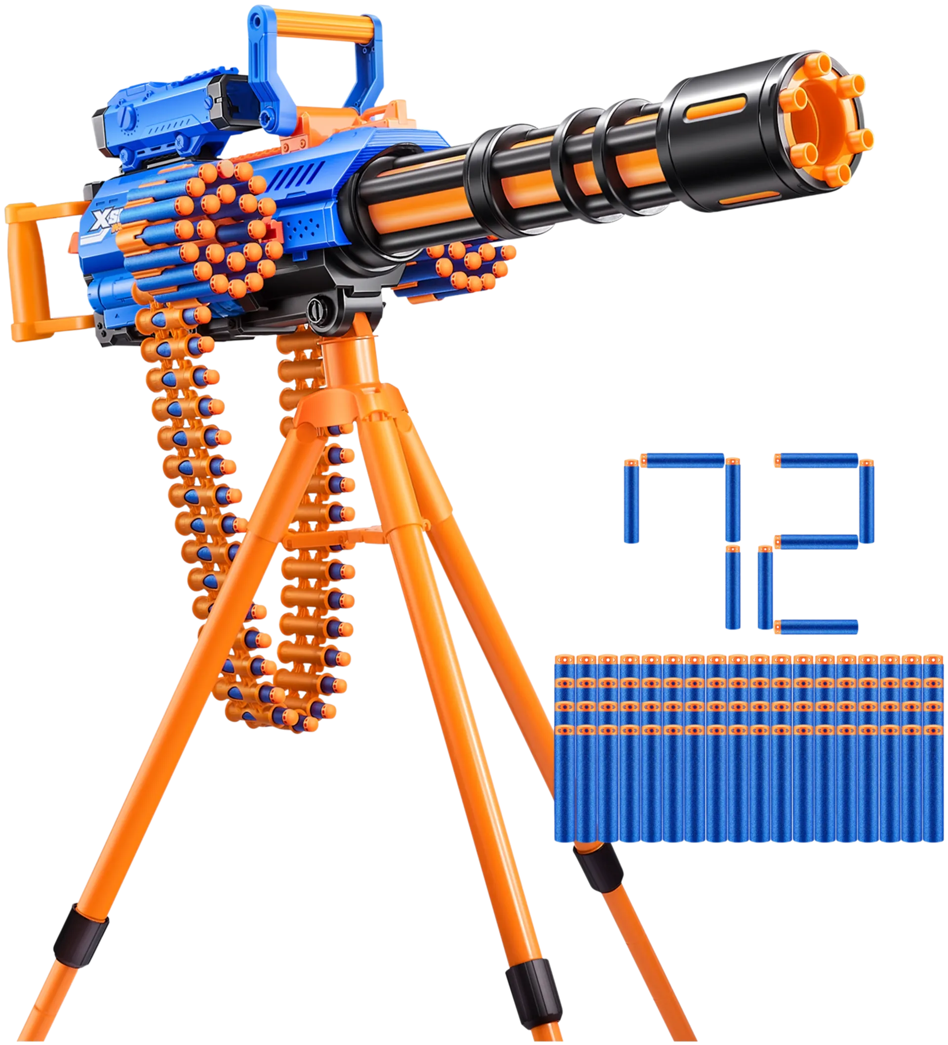 X-Shot Insanity moottoroitu leikkiase Rage Fire Gatlin Gun - 1