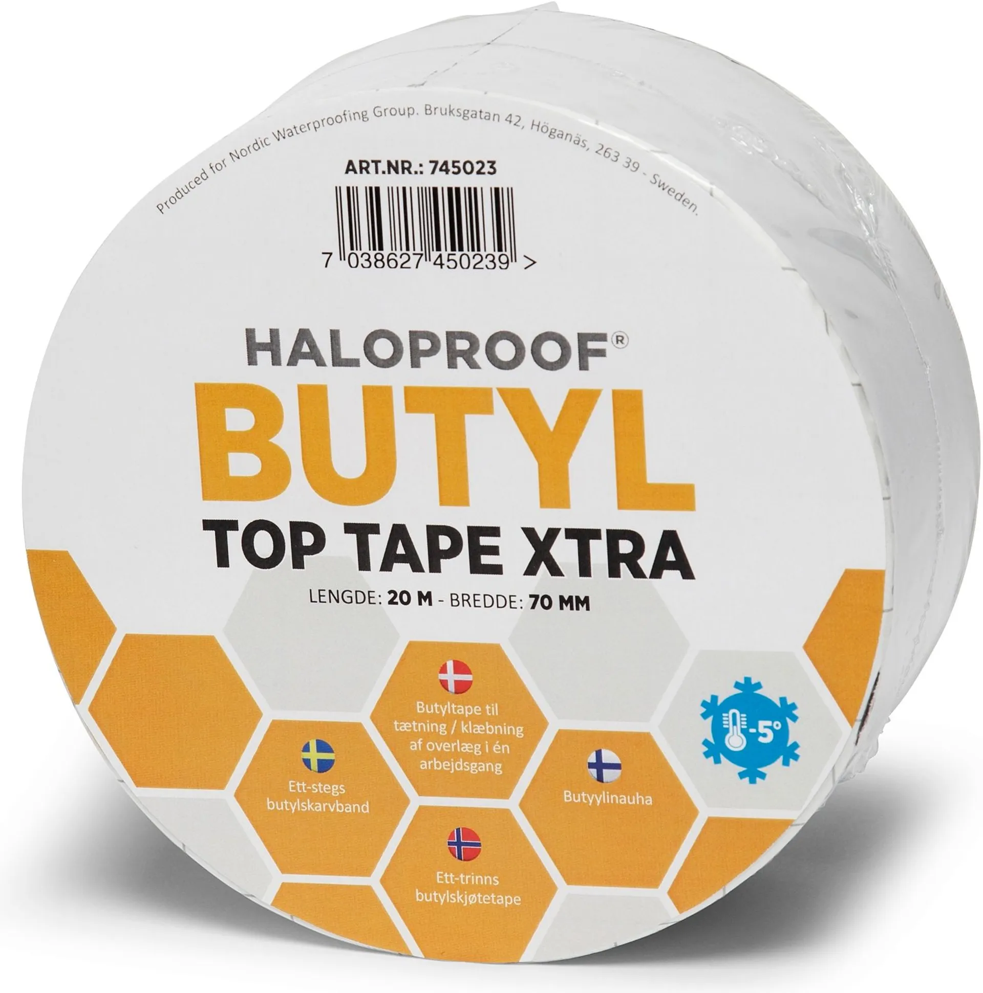 Haloproof teippi Top Tape Xtra 70 mm x 20 m